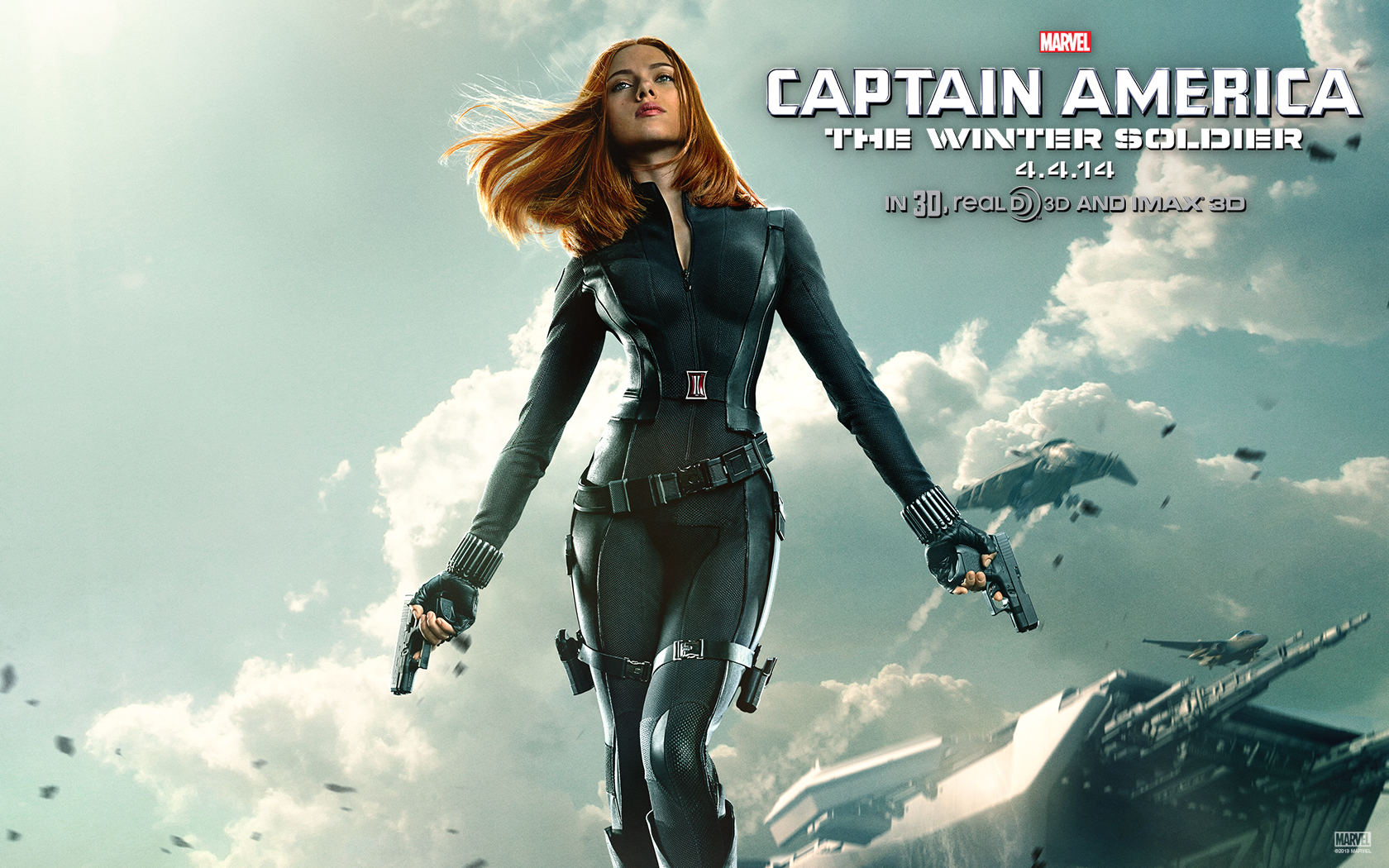 Download mobile wallpaper Captain America: The Winter Soldier, Black Widow, Scarlett Johansson, Captain America, Movie for free.