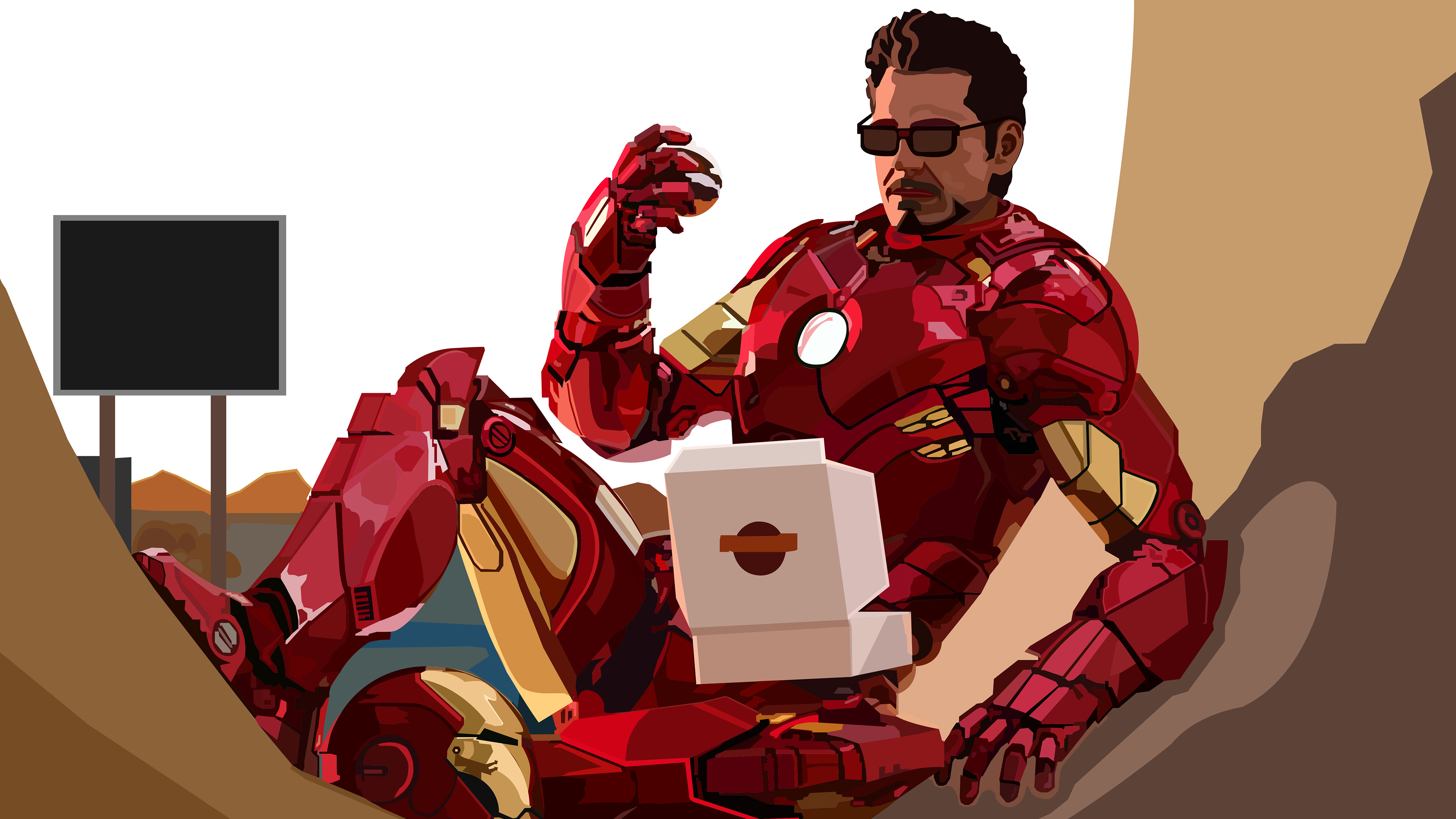 Handy-Wallpaper Iron Man, Comics kostenlos herunterladen.