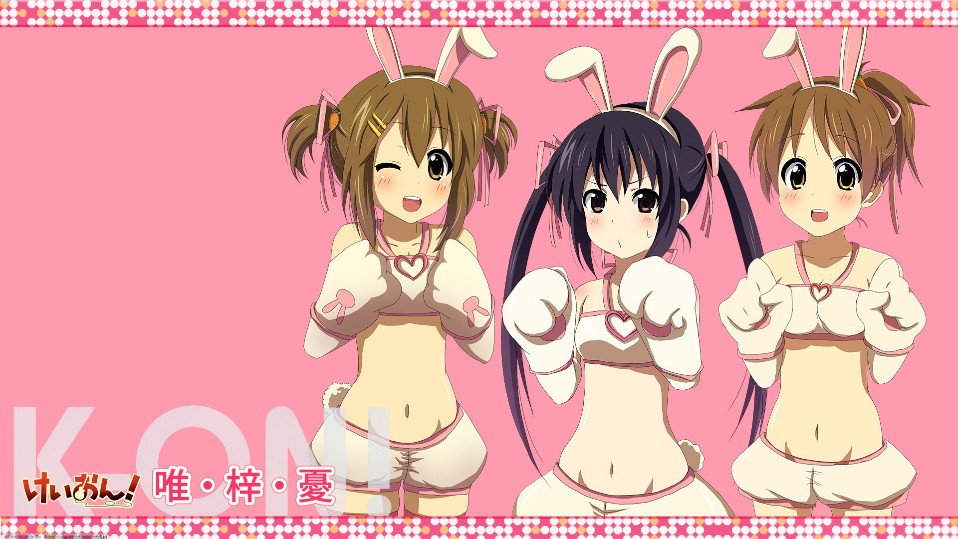 854022 descargar imagen animado, ¡kon!, azusa nakano, ui hirasawa, yui hirasawa: fondos de pantalla y protectores de pantalla gratis