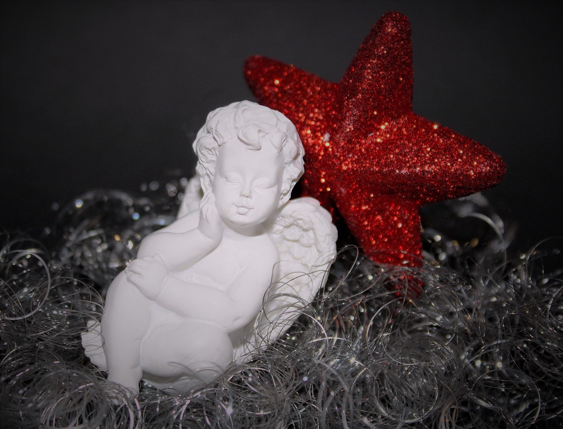 1920 x 1080 picture angel, holidays, shine, brilliance, statuette, star