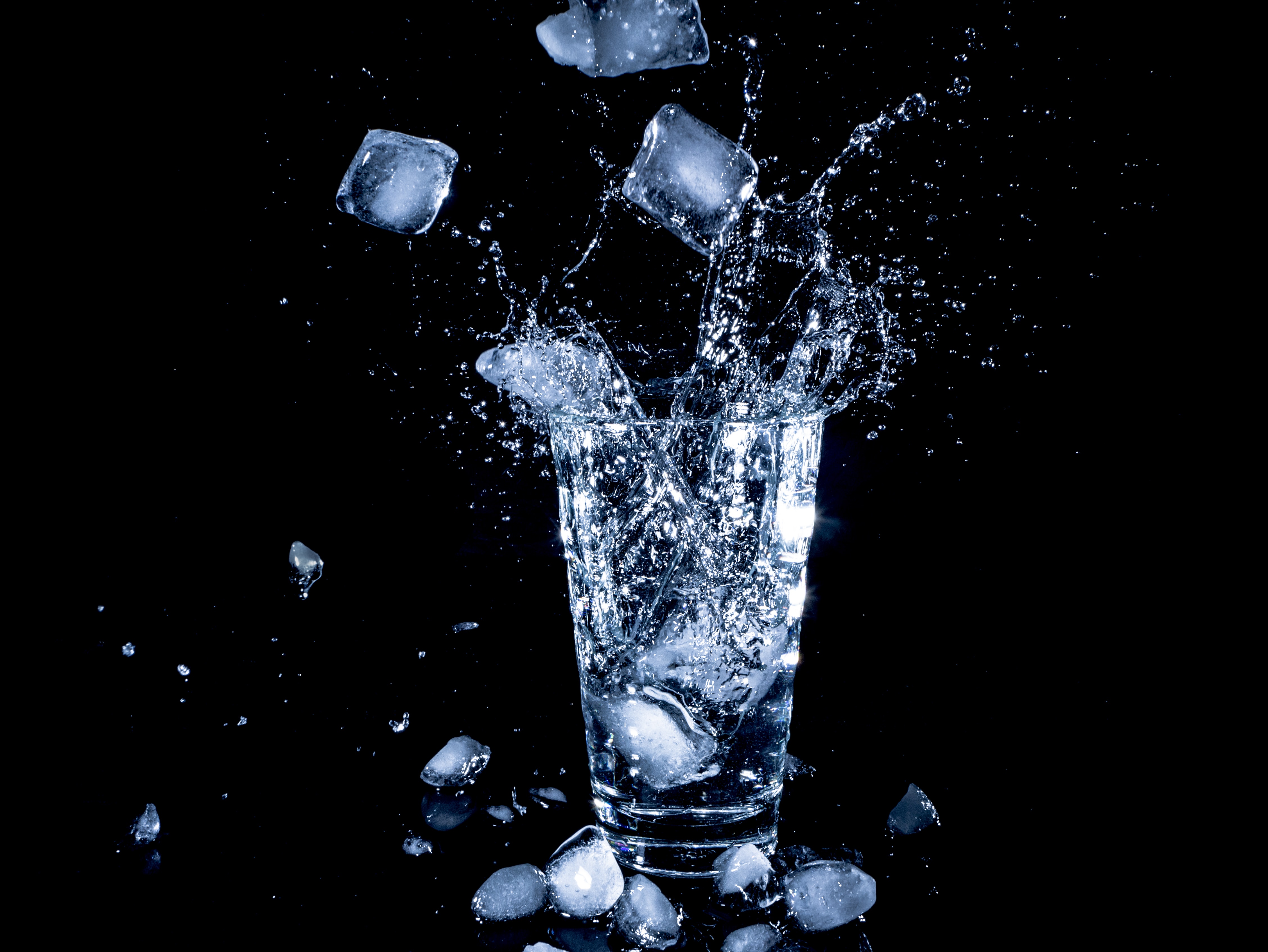 ice, spray, glass, water, miscellanea, miscellaneous