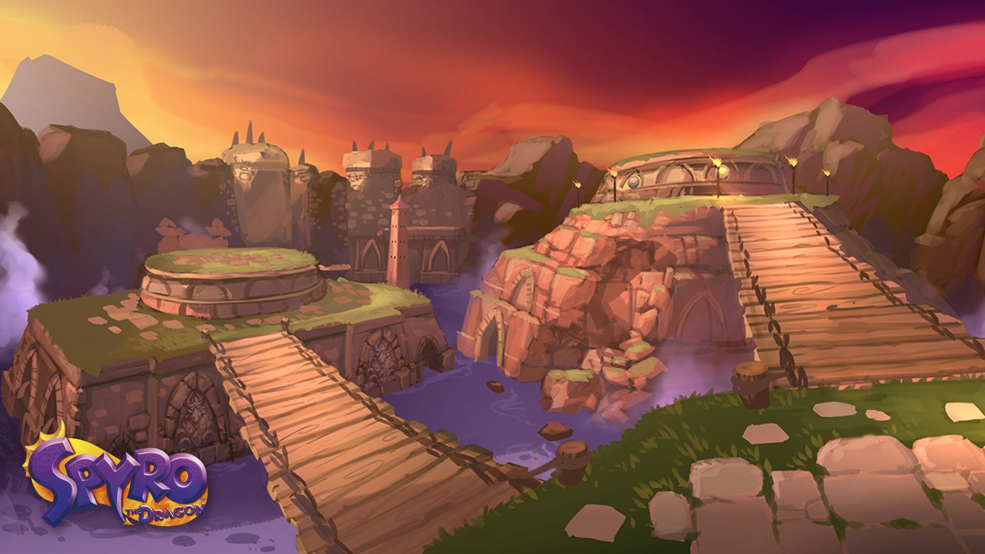 Скачать обои бесплатно Видеоигры, Трилогия Spyro Reignited картинка на рабочий стол ПК