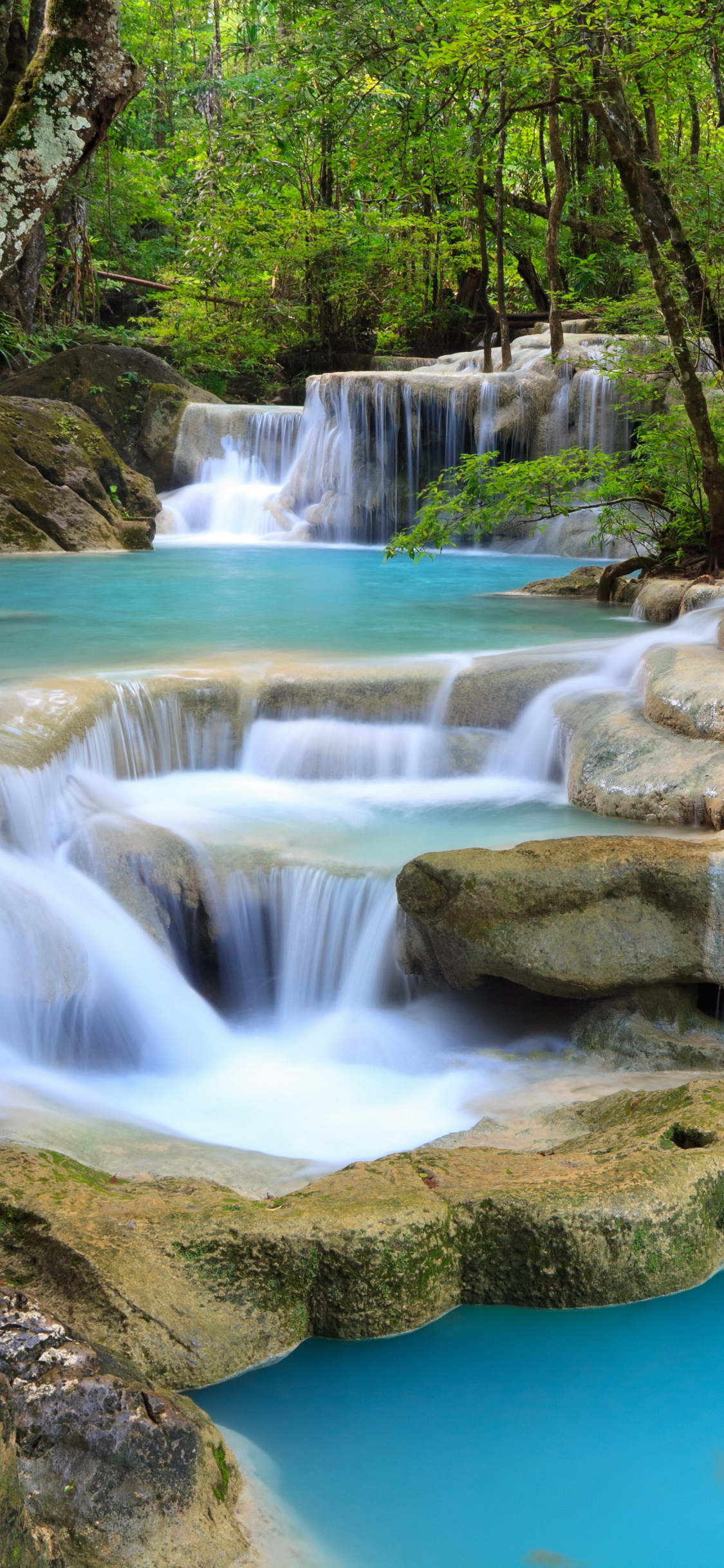 Download mobile wallpaper Nature, Waterfalls, Waterfall, Earth, Foam for free.