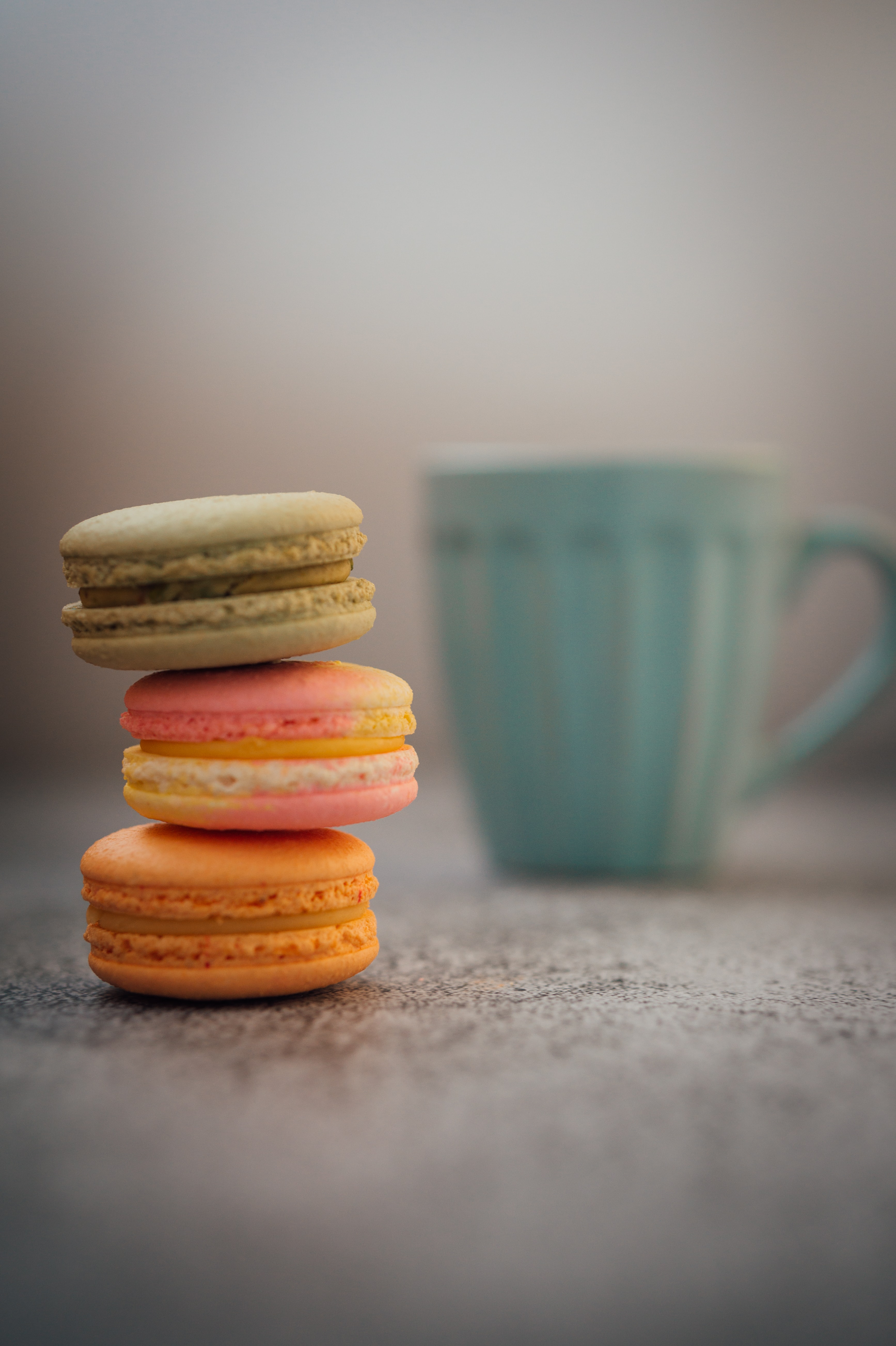 food, cup, motley, cookies, multicolored, macaroons, makaroons High Definition image