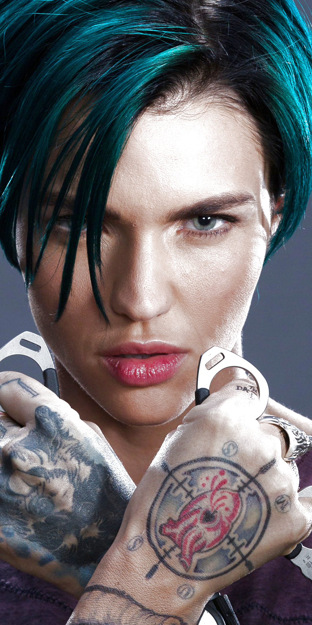 Download mobile wallpaper Tattoo, Face, Movie, Short Hair, Actress, Ruby Rose, Xxx: Return Of Xander Cage for free.
