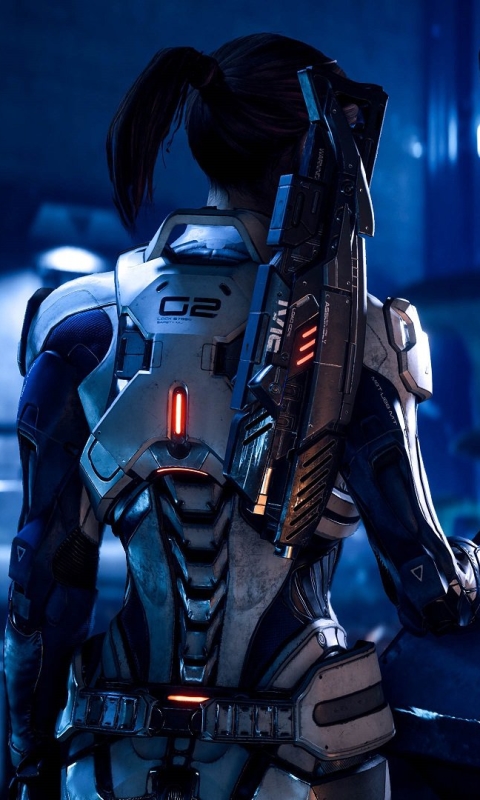 Download mobile wallpaper Mass Effect, Video Game, Mass Effect: Andromeda, Sara Ryder for free.