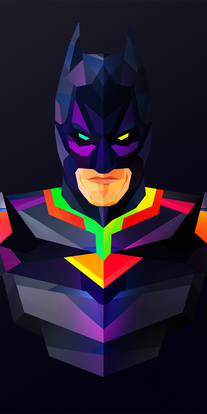Download mobile wallpaper Abstract, Batman, Facets for free.
