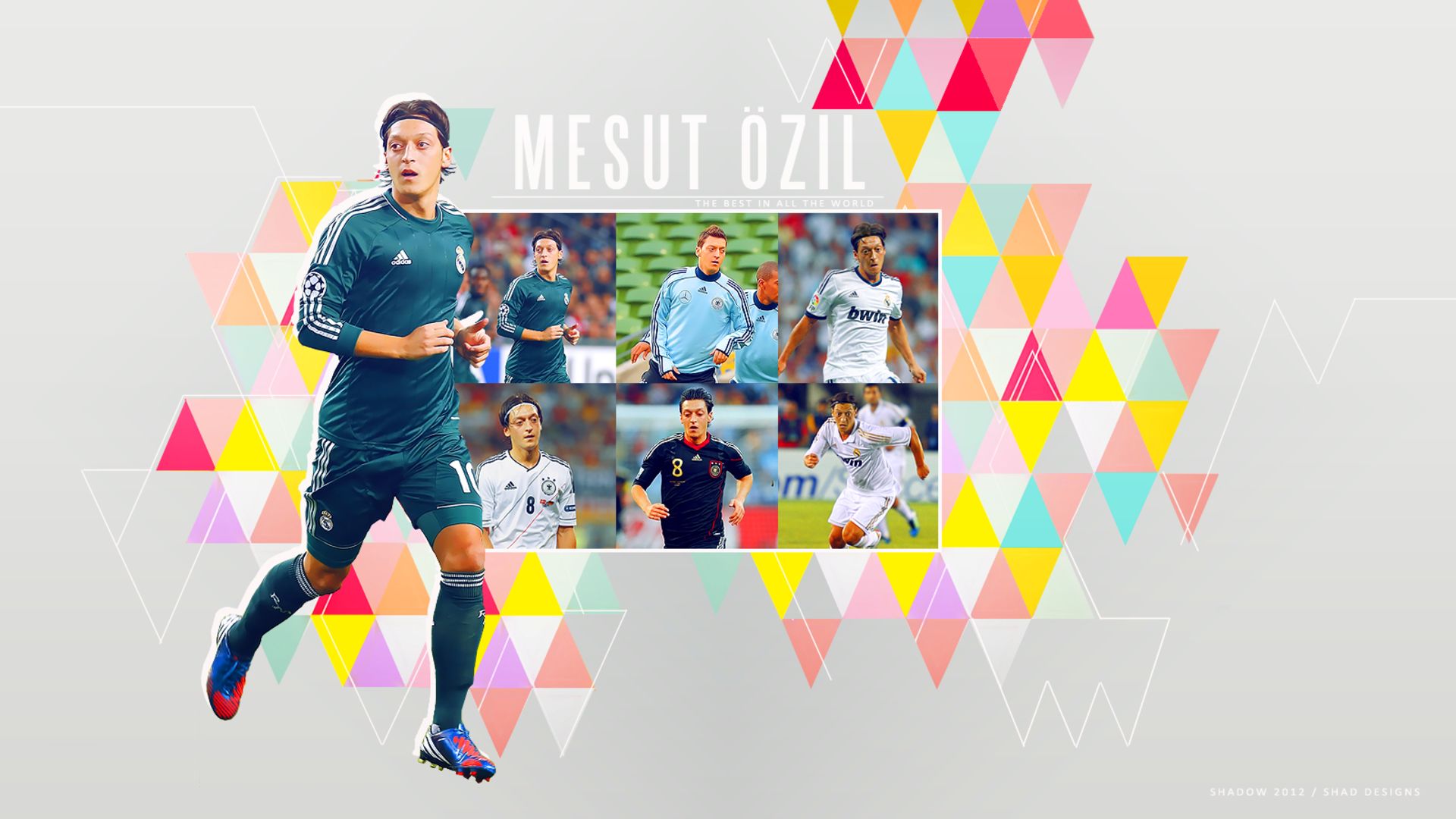 Download mobile wallpaper Sports, Soccer, Real Madrid C F, Mesut Özil, Germany National Football Team for free.