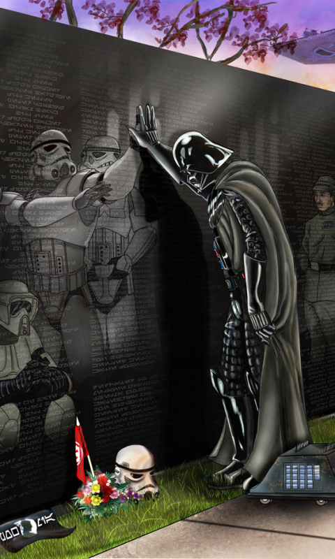 Handy-Wallpaper Darth Vader, Anakin Skywalker, Denkmal, Tod, Filme, Krieg Der Sterne kostenlos herunterladen.