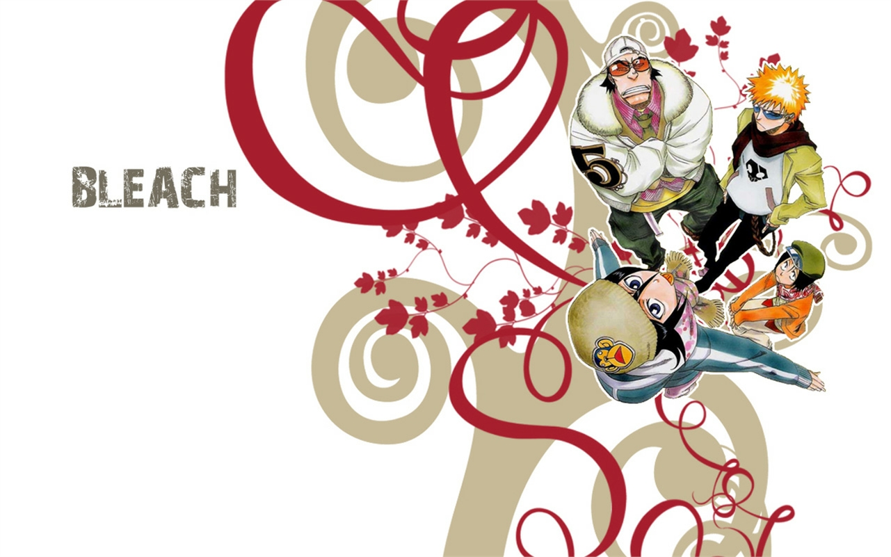 Download mobile wallpaper Anime, Bleach, Rukia Kuchiki, Ichigo Kurosaki, Hanataro Yamada for free.