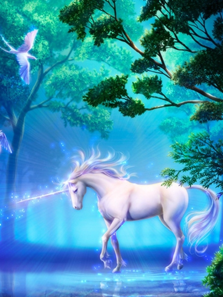 Download mobile wallpaper Fantasy, Unicorn, Fantasy Animals for free.
