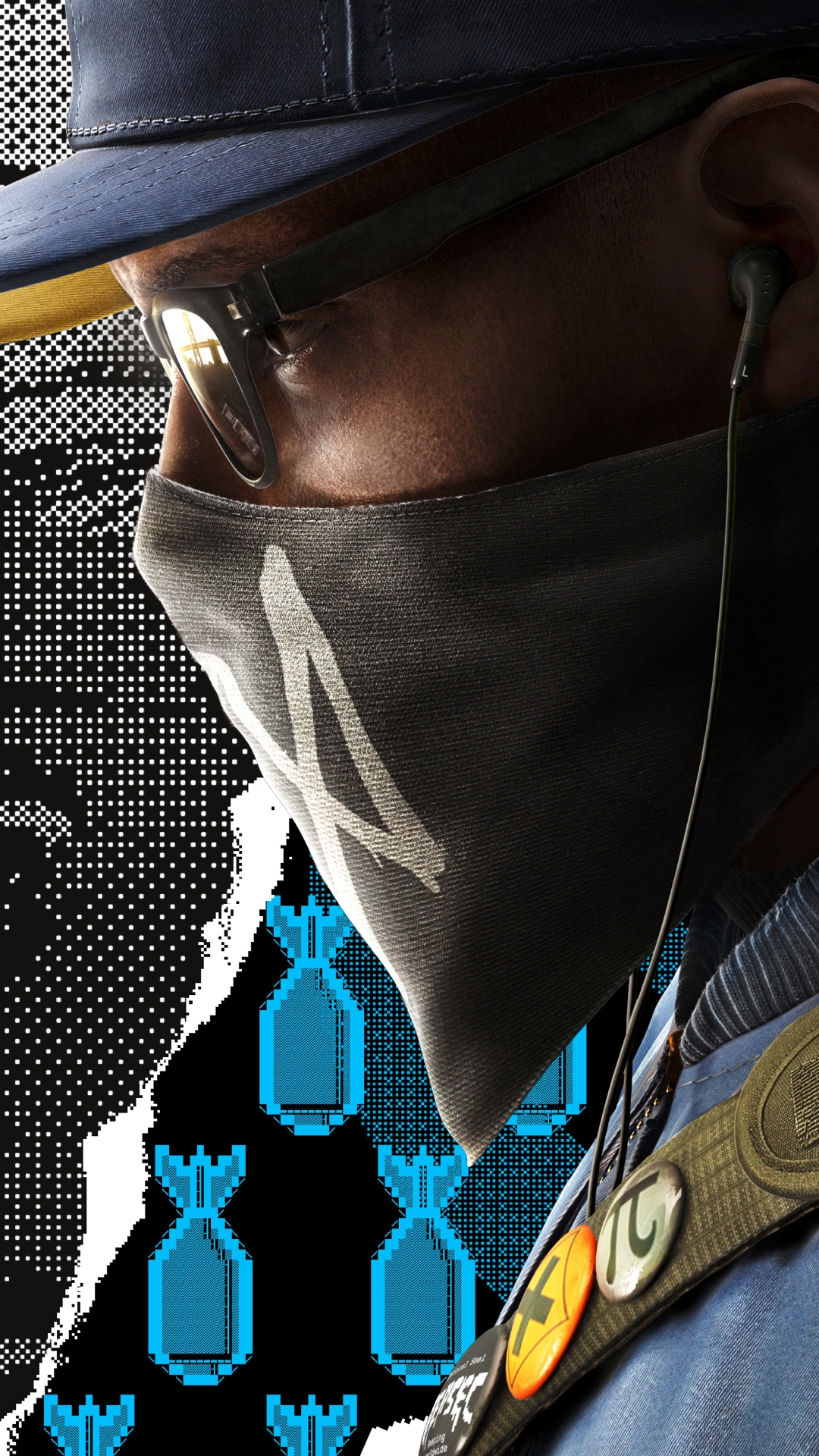 Download mobile wallpaper Watch Dogs, Video Game, Watch Dogs 2, Marcus Holloway for free.