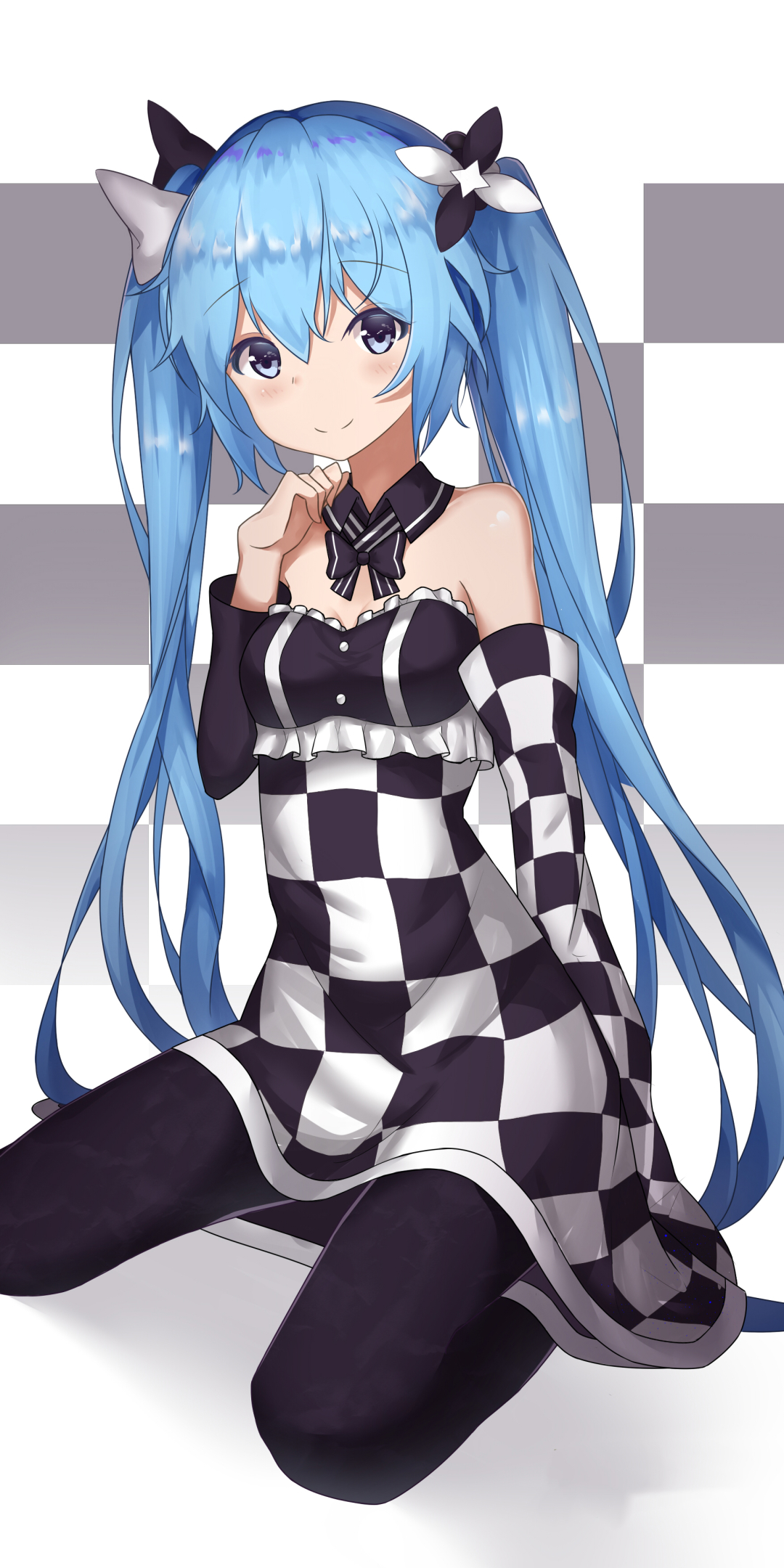 Handy-Wallpaper Vocaloid, Blaue Augen, Blaue Haare, Hatsune Miku, Animes kostenlos herunterladen.