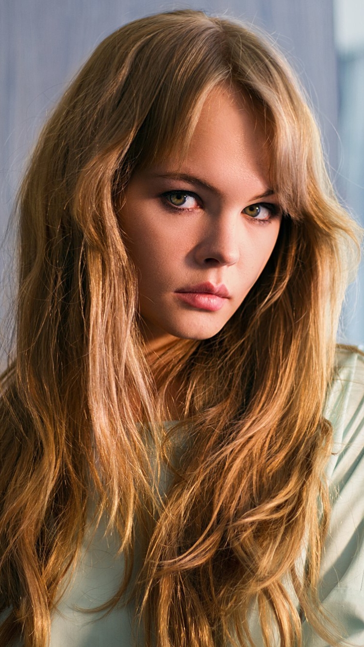 Download mobile wallpaper Blonde, Model, Women, Green Eyes, Anastasiya Scheglova for free.