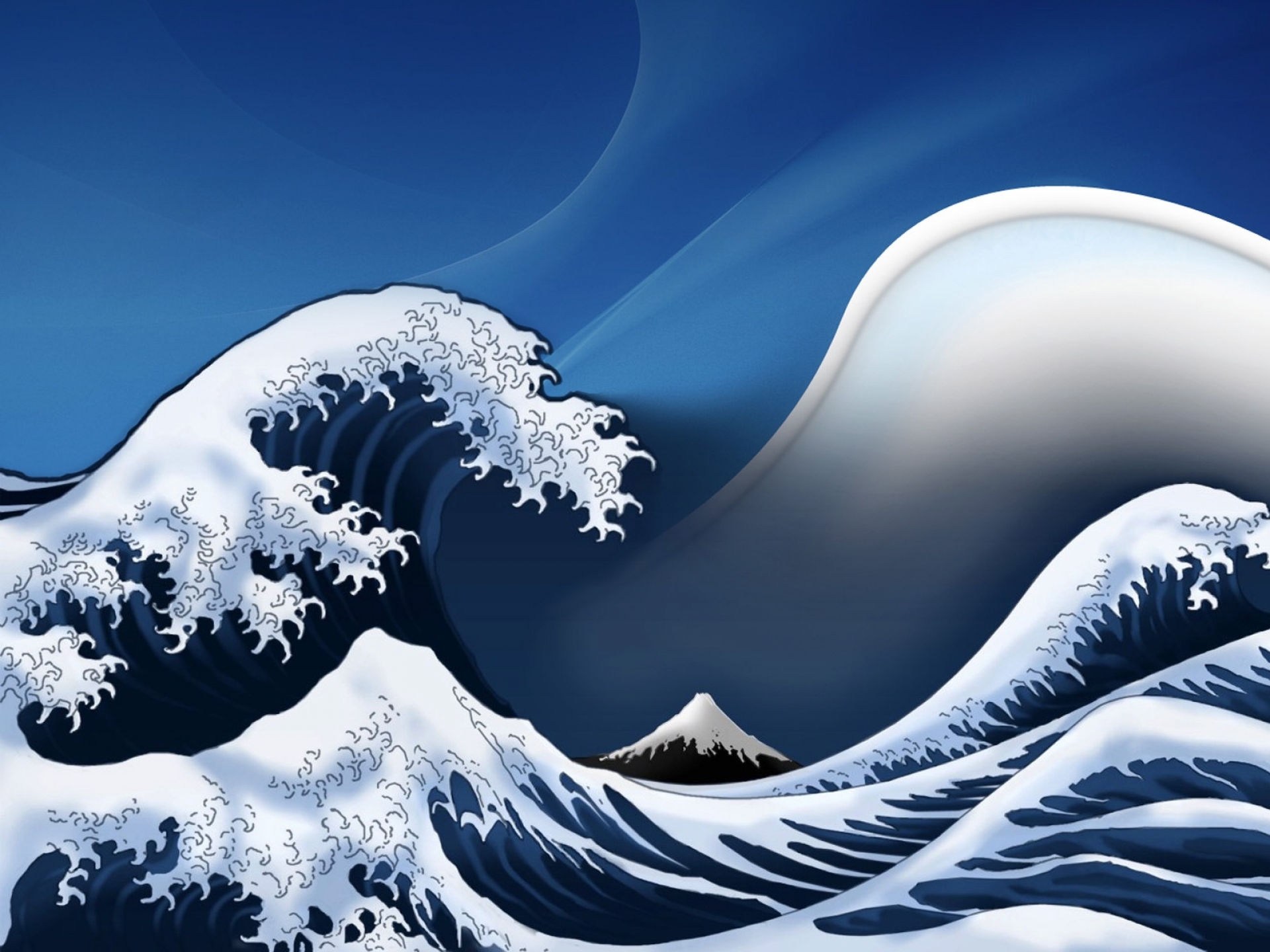 Download mobile wallpaper Artistic, Wave for free.