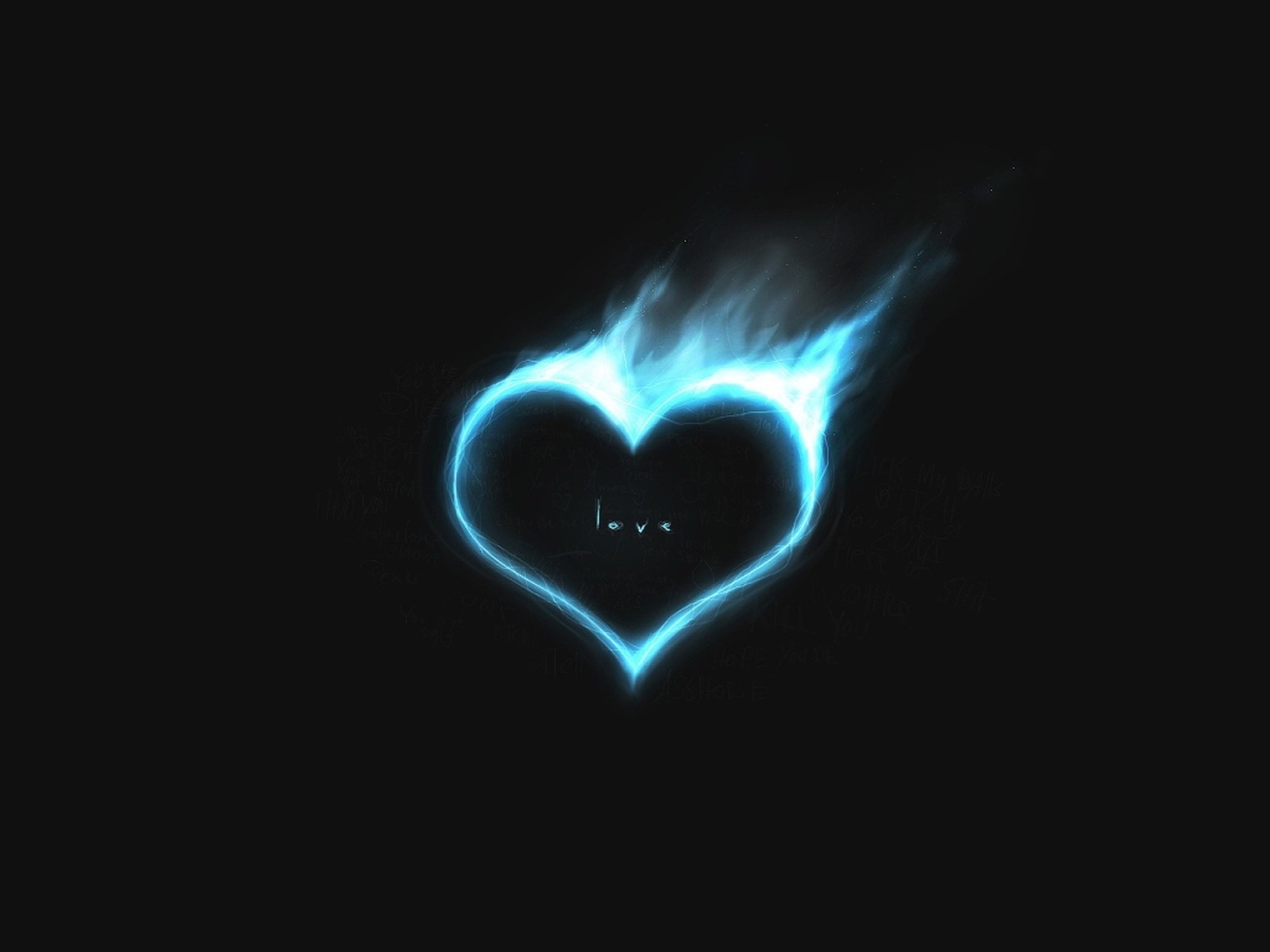 hearts, valentine's day, black, love, fire, pictures HD wallpaper