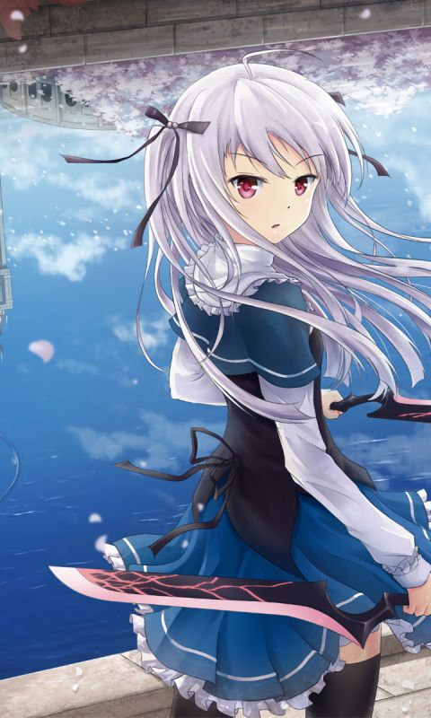 anime, absolute duo, julie sigtuna iphone wallpaper