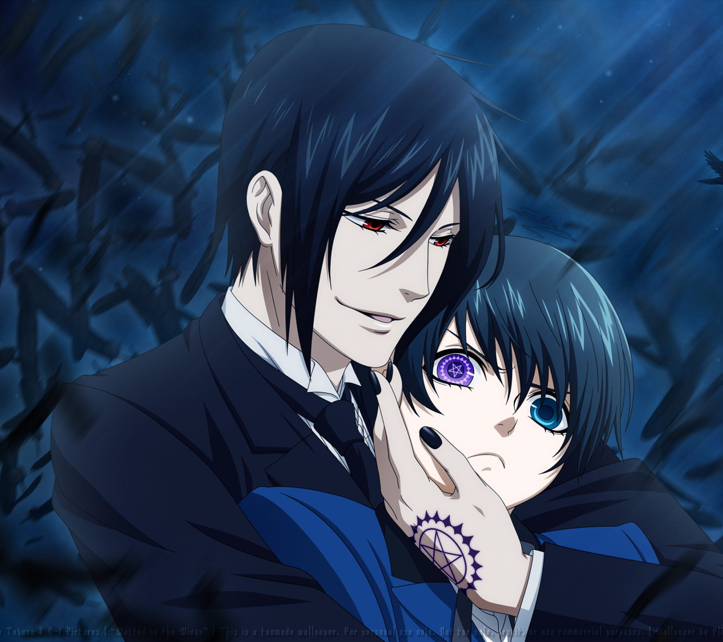 Handy-Wallpaper Animes, Black Butler kostenlos herunterladen.