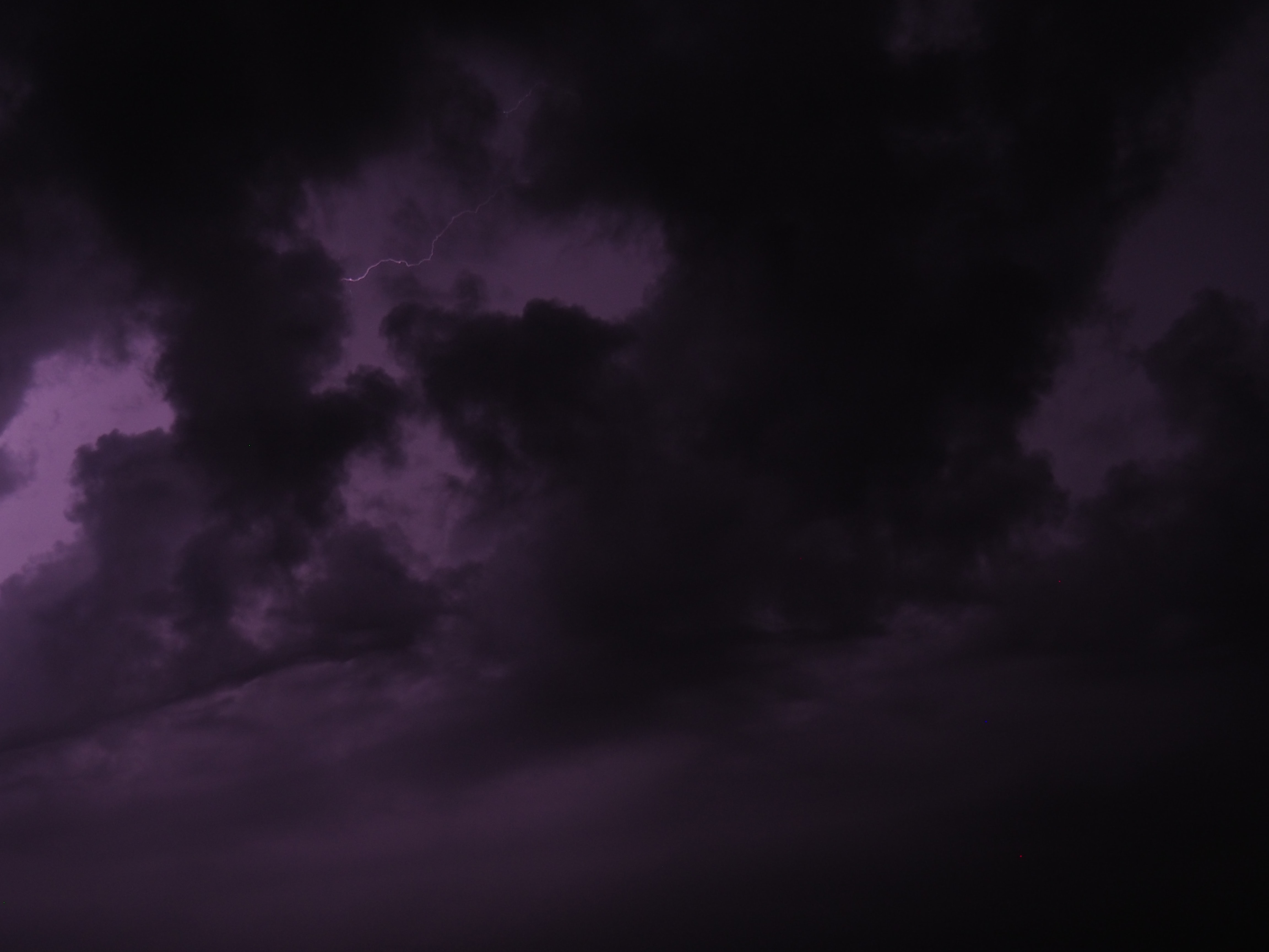 Free download wallpaper Clouds, Violet, Nature, Lightning, Storm, Purple on your PC desktop