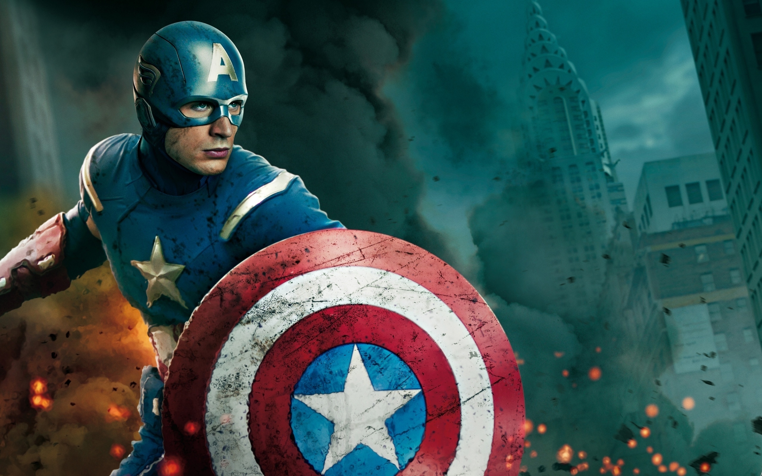 8k Captain America Background