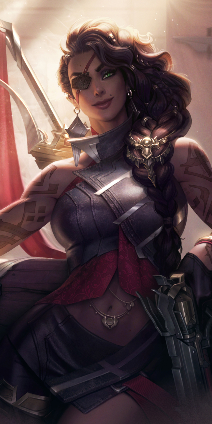 Handy-Wallpaper League Of Legends, Computerspiele, Samira (Liga Der Legenden) kostenlos herunterladen.