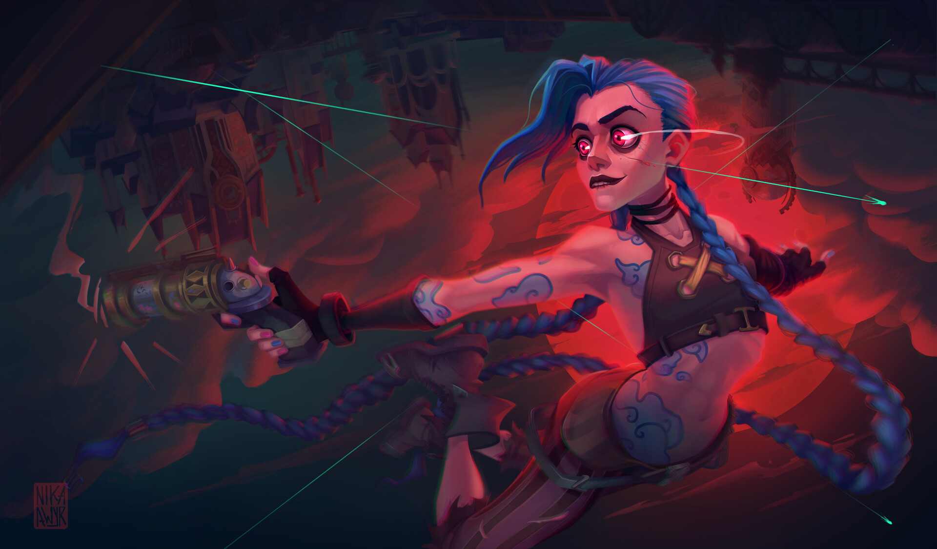 Free download wallpaper League Of Legends, Video Game, Jinx (League Of Legends) on your PC desktop