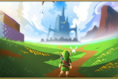 Descarga gratuita de fondo de pantalla para móvil de Enlace, Videojuego, Zelda, The Legend Of Zelda: Ocarina Of Time, Hyrule (La Leyenda De Zelda), Navi (La Leyenda De Zelda).