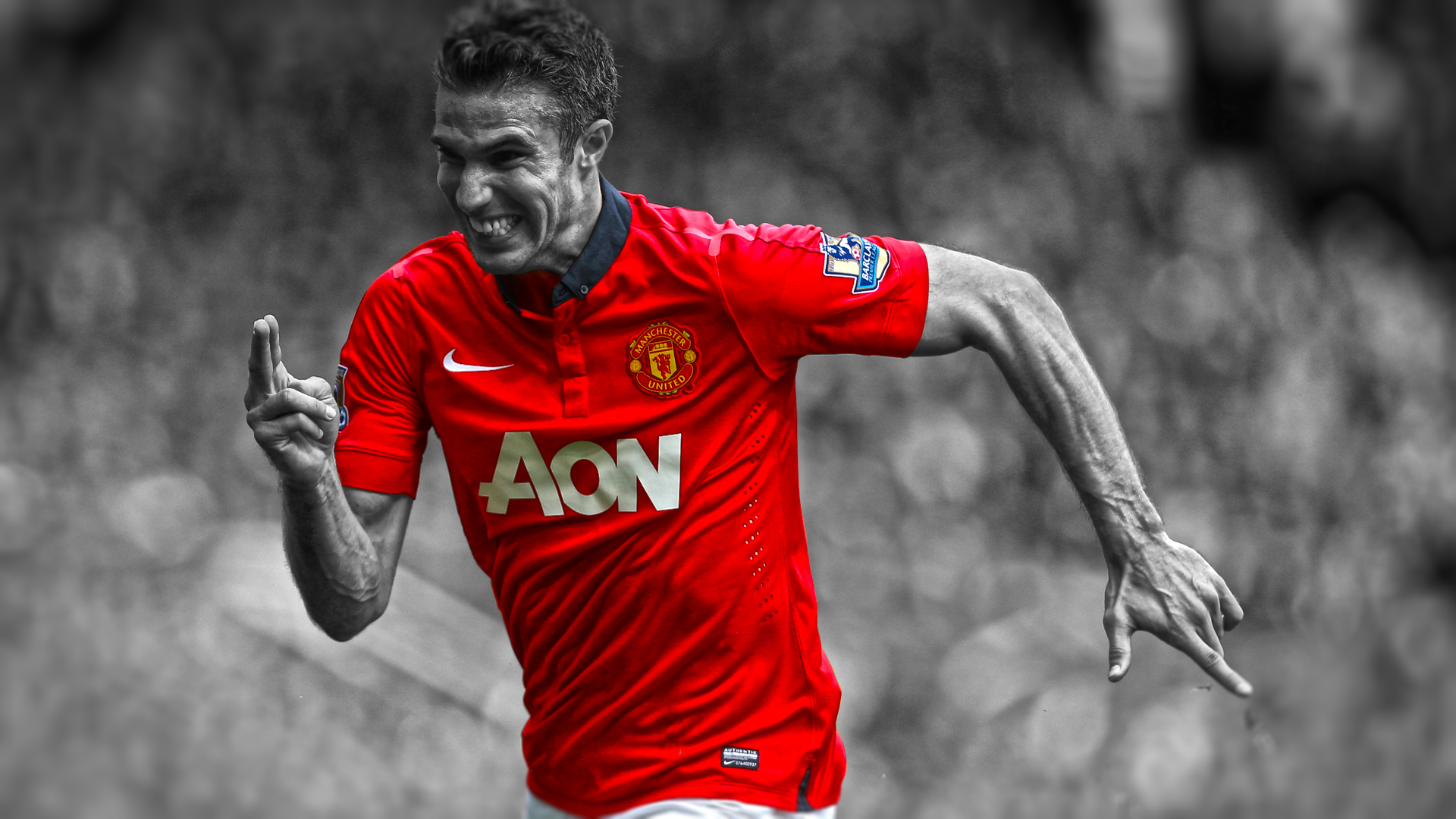 Download mobile wallpaper Sports, Soccer, Robin Van Persie, Manchester United F C for free.