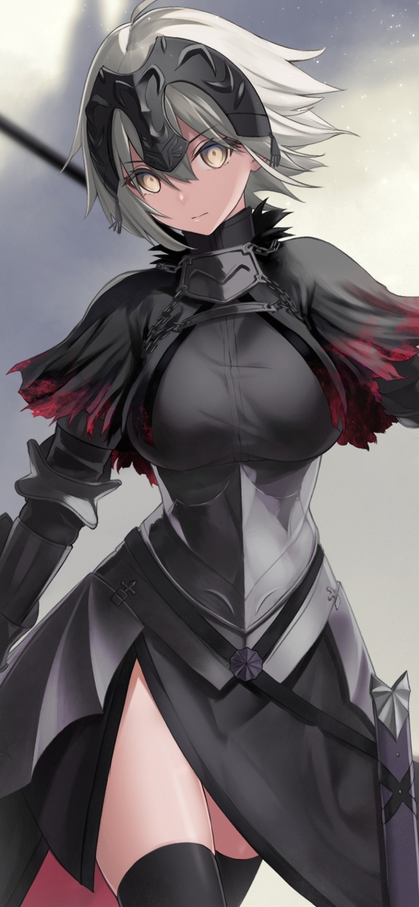 Baixar papel de parede para celular de Anime, Cabelo Curto, Cabelo Branco, Fate/grand Order, Jeanne D'arc Alter gratuito.