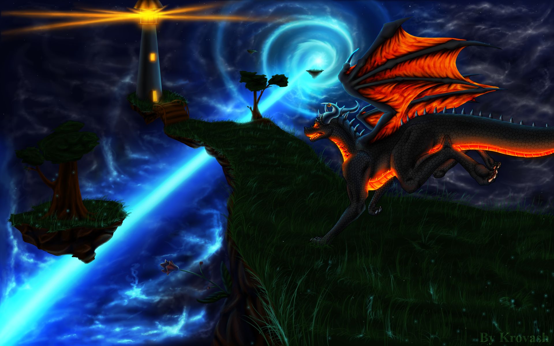 Free download wallpaper Fantasy, Dragon on your PC desktop