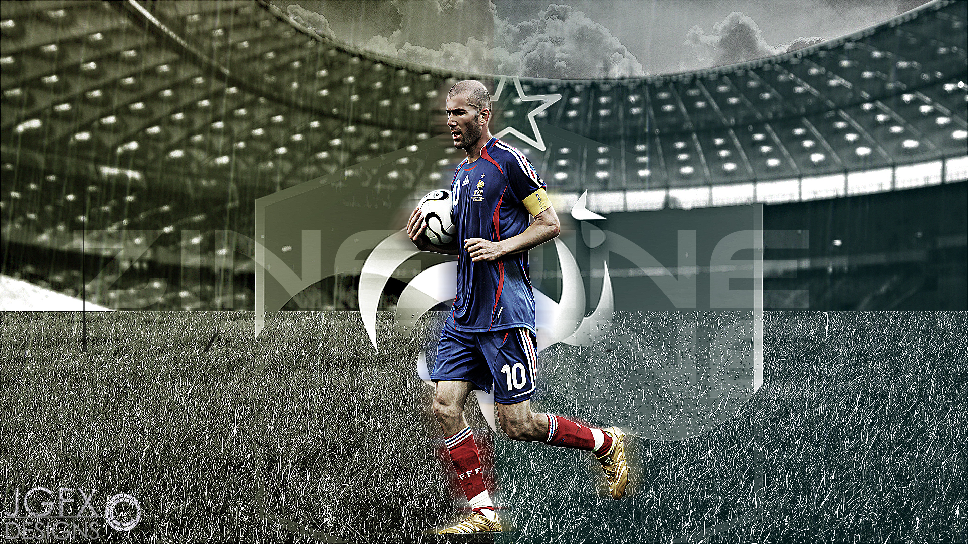 Baixar papel de parede para celular de Esportes, Zinedine Zidane, Seleção Francesa De Futebol gratuito.