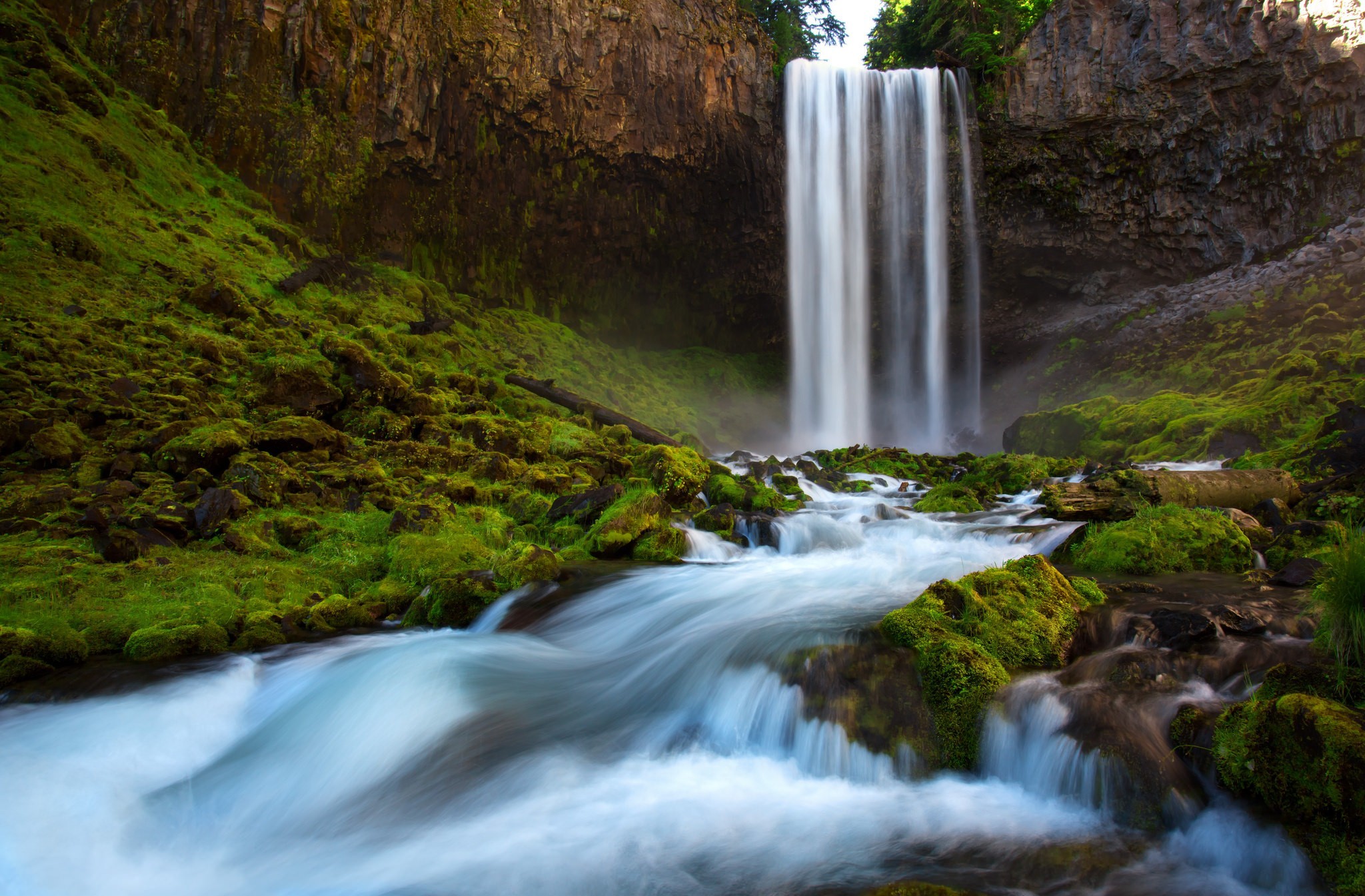 Free download wallpaper Waterfalls, Waterfall, Earth, Stream on your PC desktop