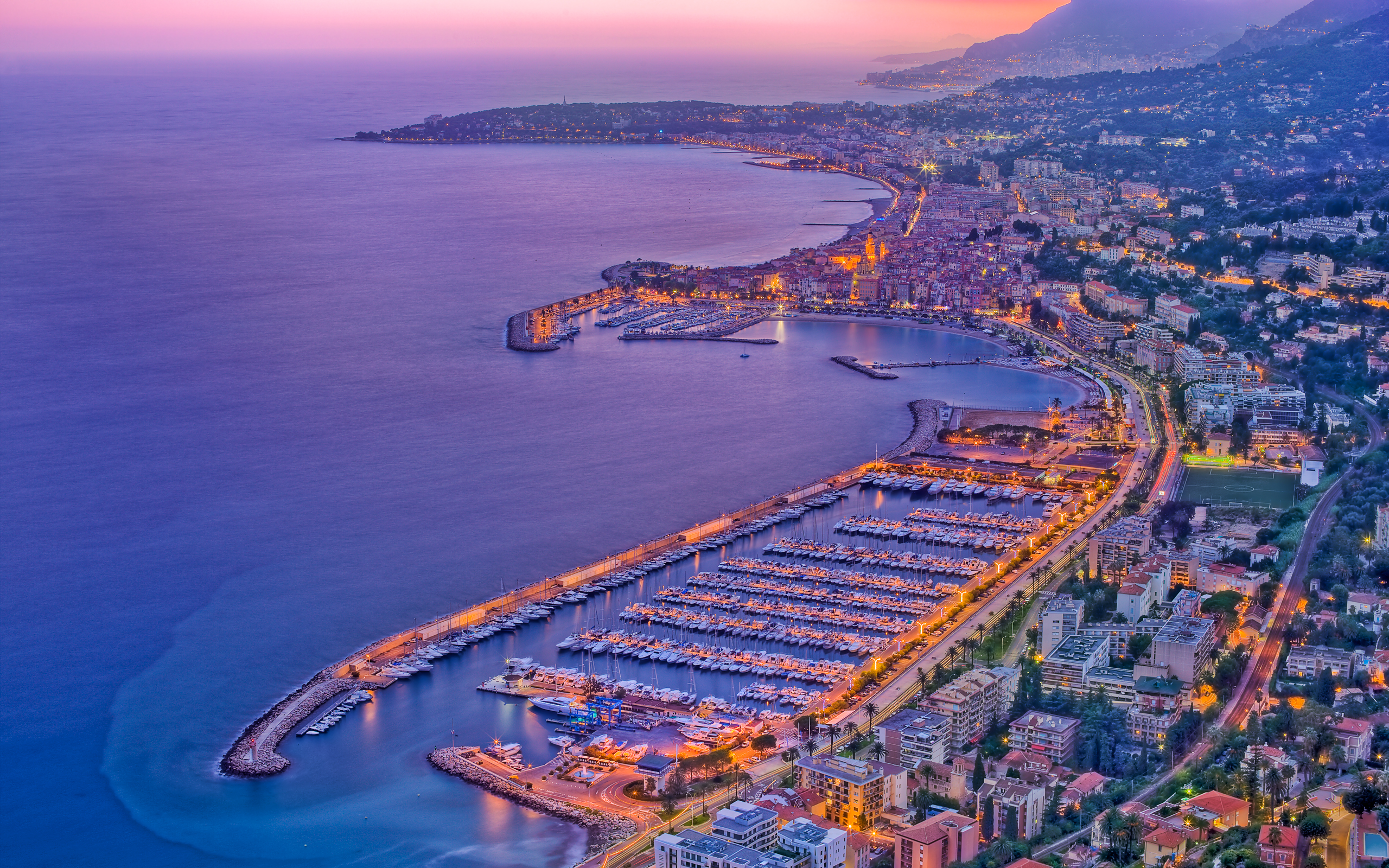208028 завантажити шпалери монако, створено людиною, місто, hdr, пейзаж, океан, захід сонця, міста - заставки і картинки безкоштовно