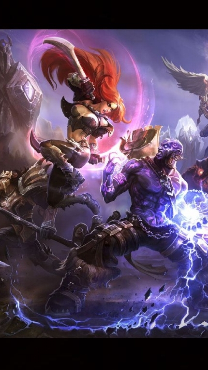 Download mobile wallpaper League Of Legends, Video Game, Kayle (League Of Legends), Warwick (League Of Legends), Fiddlesticks (League Of Legends), Ryze (League Of Legends), Annie (League Of Legends), Nocturne (League Of Legends), Tibbers (League Of Legends), Katarina (League Of Legends), Mordekaiser (League Of Legends), Jarvan Iv (League Of Legends), Nidalee (League Of Legends) for free.