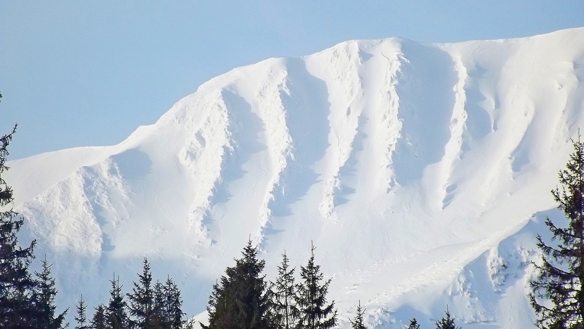 PCデスクトップに山脈, 風景, 雪画像を無料でダウンロード