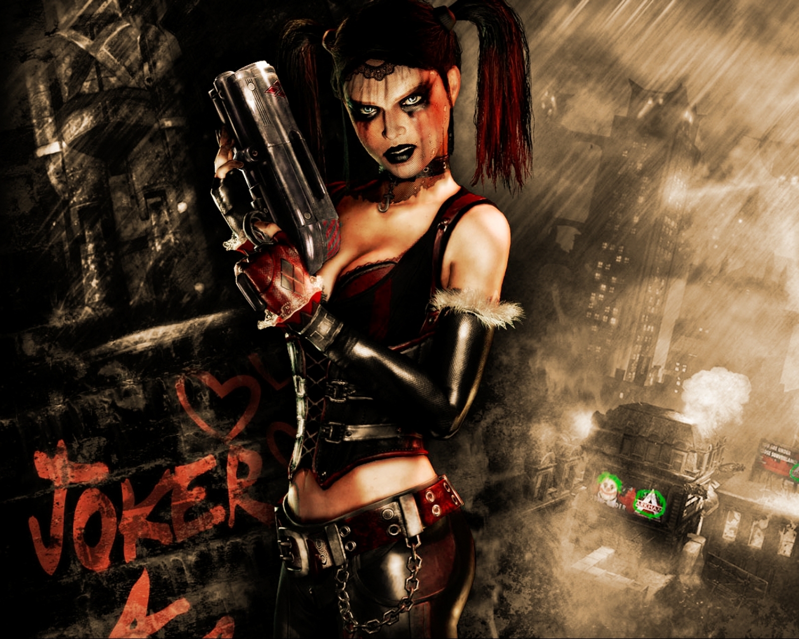 Free download wallpaper Batman, Video Game, Harley Quinn, Batman: Arkham City on your PC desktop