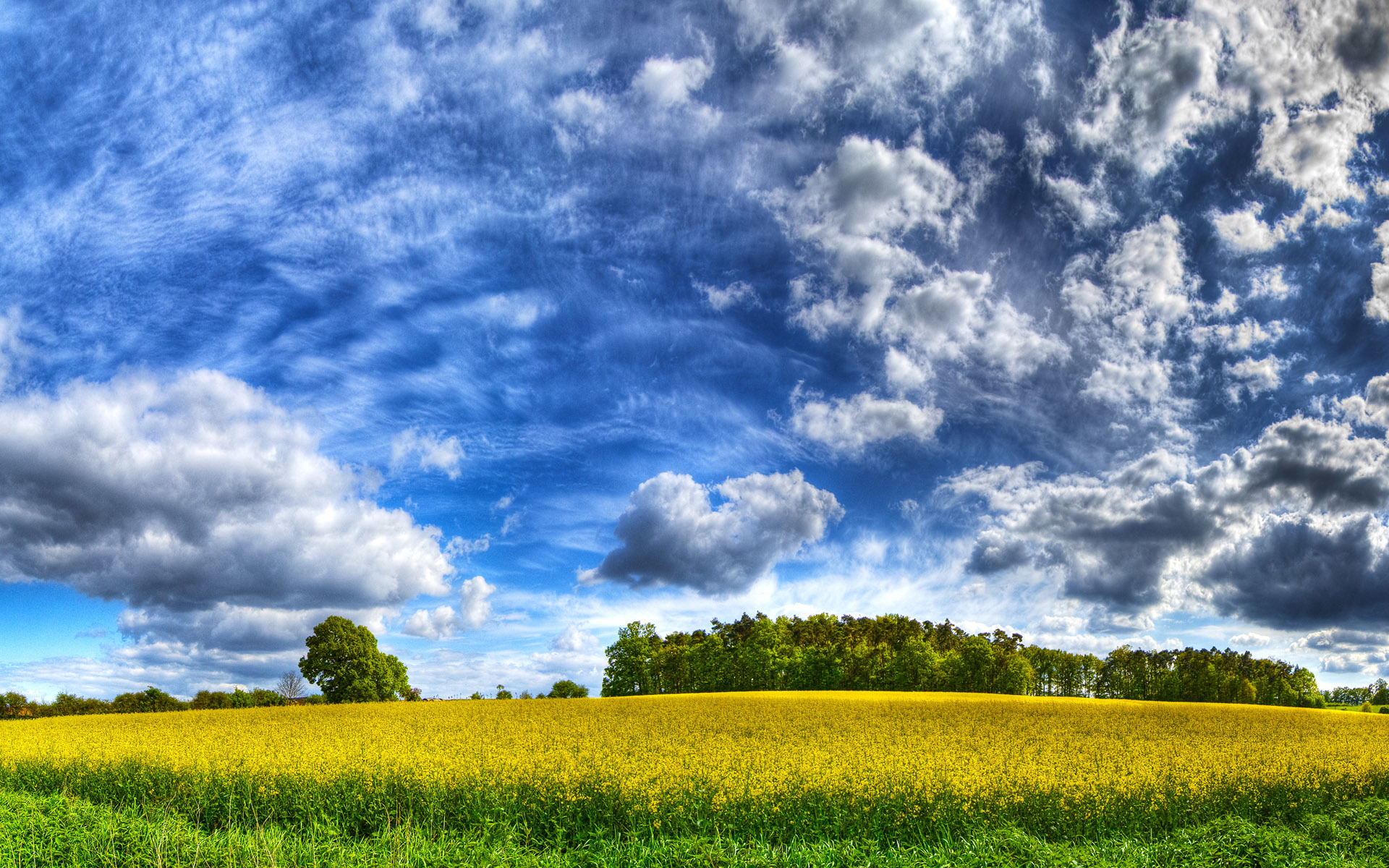 Laden Sie das Landschaft, Clouds, Felder-Bild kostenlos auf Ihren PC-Desktop herunter
