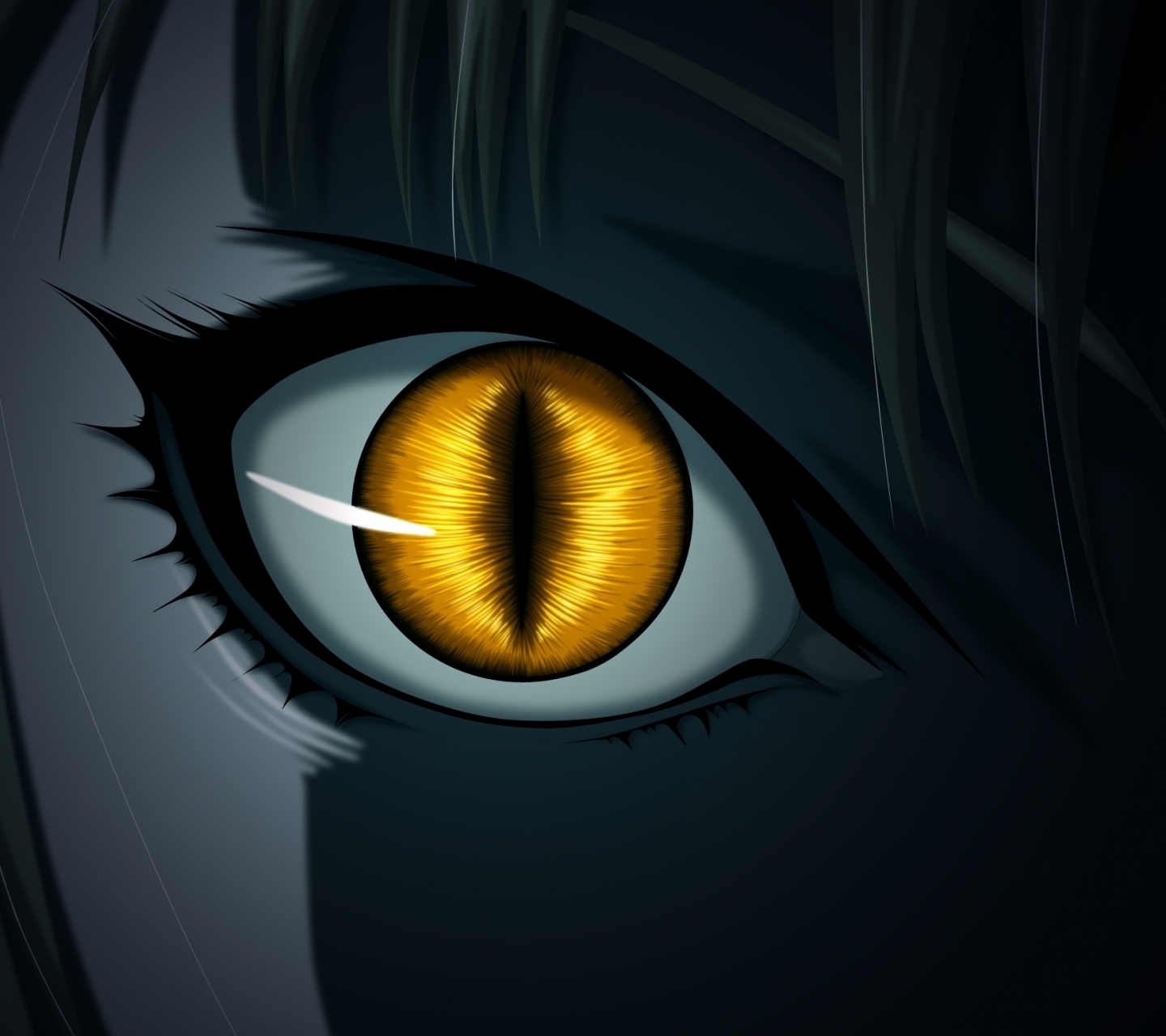 Download mobile wallpaper Anime, Dark, Yellow Eyes, Claymore for free.