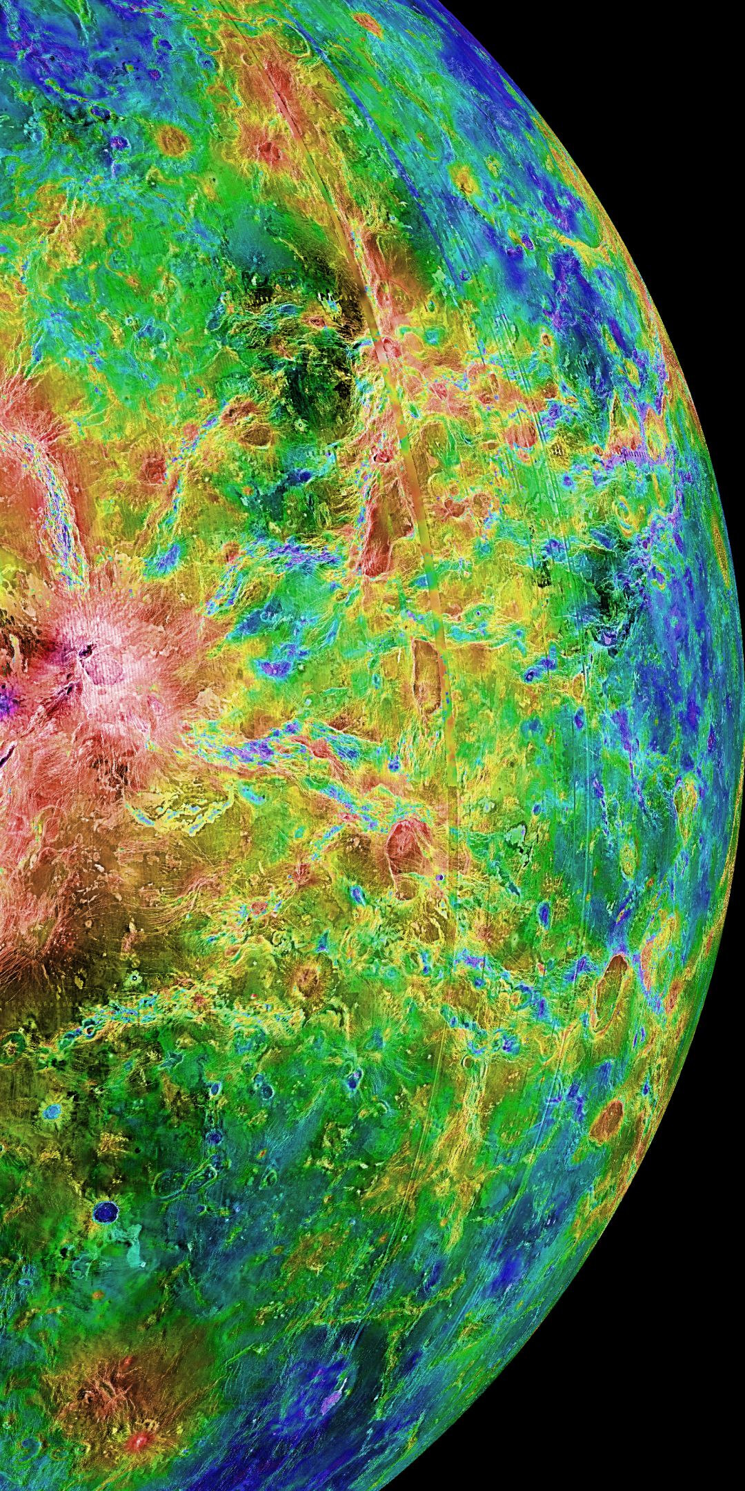 Download mobile wallpaper Planet, Colorful, Sci Fi, Venus for free.