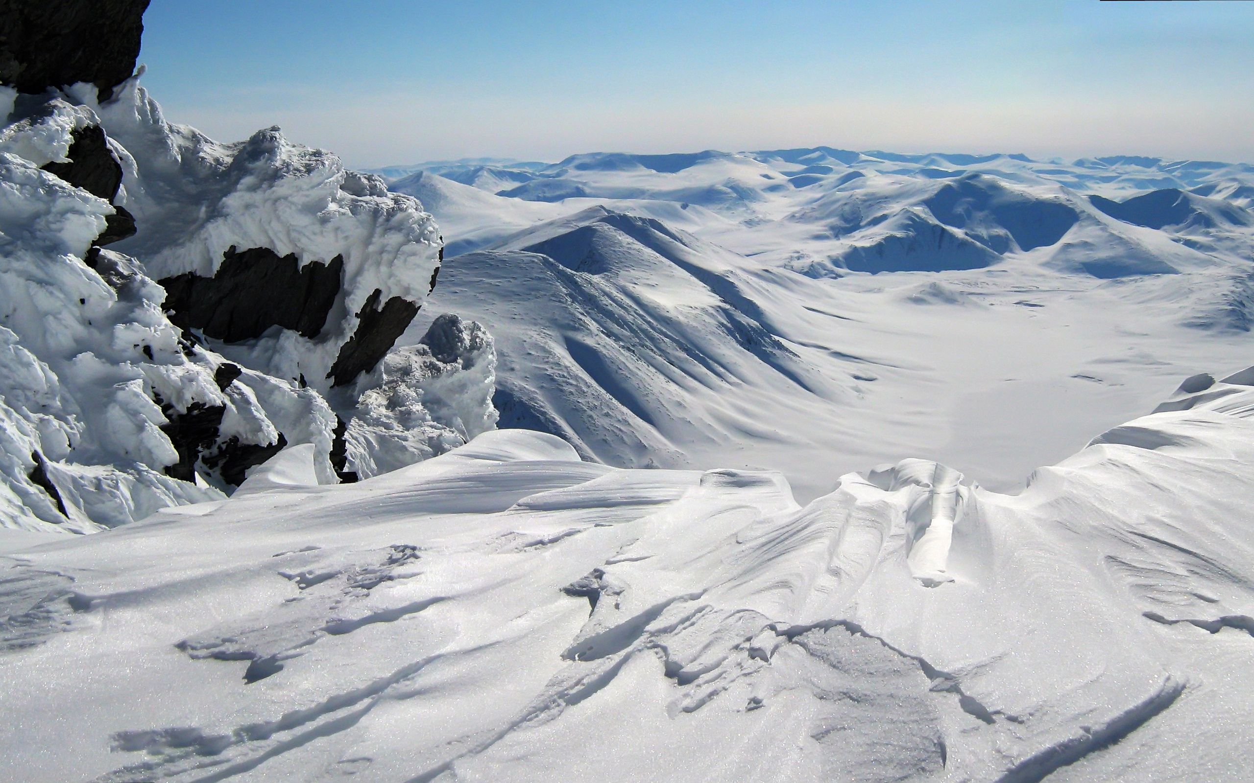 Descarga gratis la imagen Invierno, Naturaleza, Montañas, Desierto, Nieve en el escritorio de tu PC
