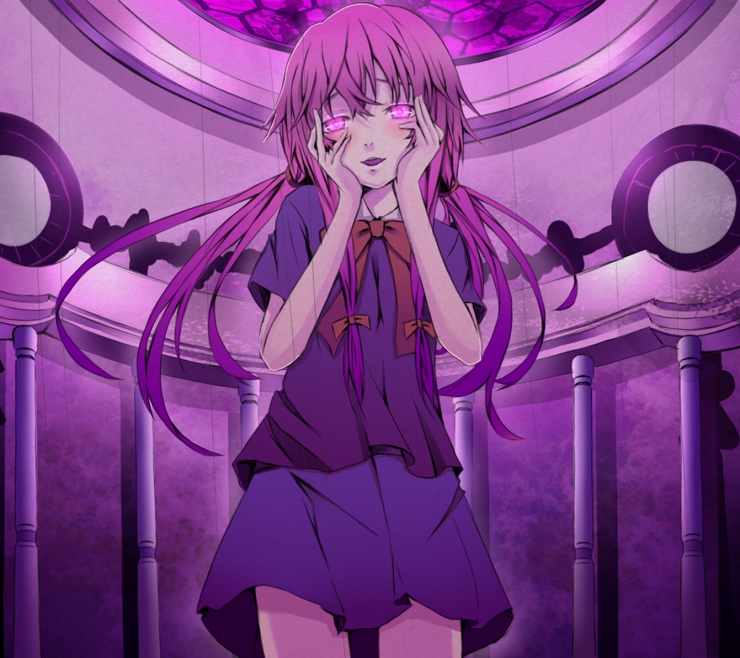 Free download wallpaper Anime, Mirai Nikki on your PC desktop