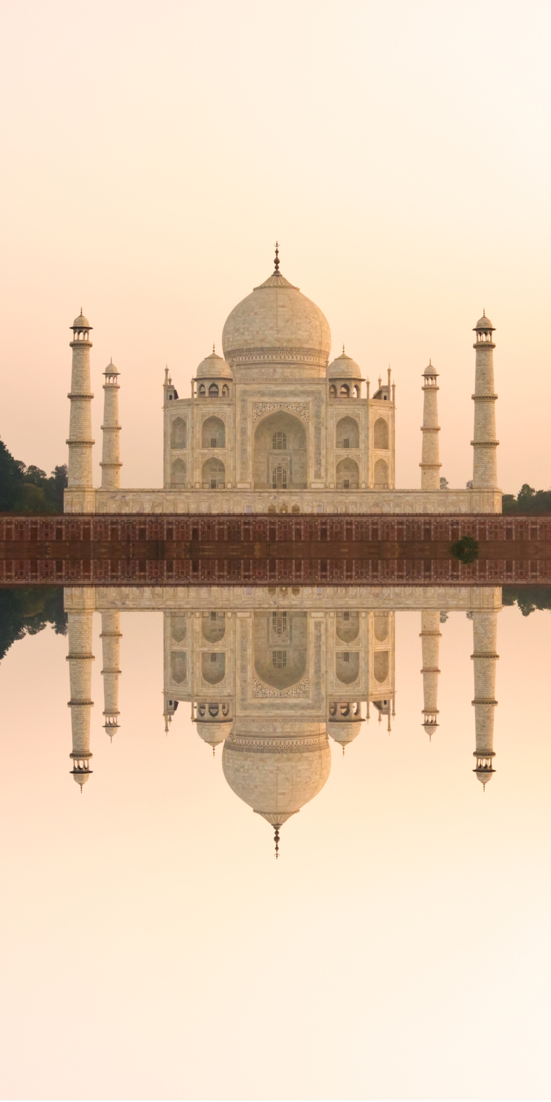 Descarga gratuita de fondo de pantalla para móvil de Agua, Arquitectura, Monumentos, Taj Mahal, Edificio, Reflexión, Monumento, Hazme, India, Hecho Por El Hombre, Reflejo.