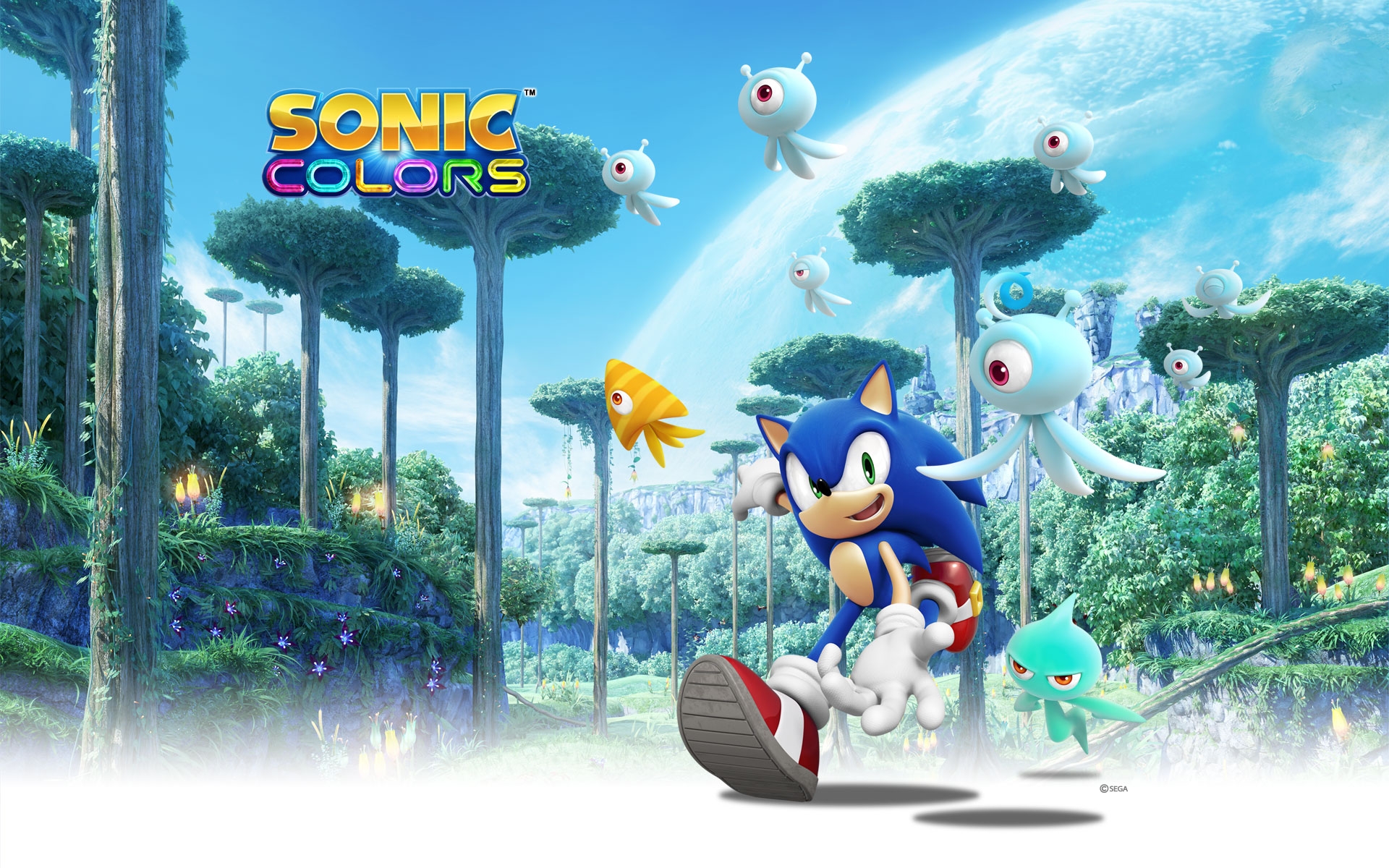 sonic, video game, sonic colors, sonic the hedgehog