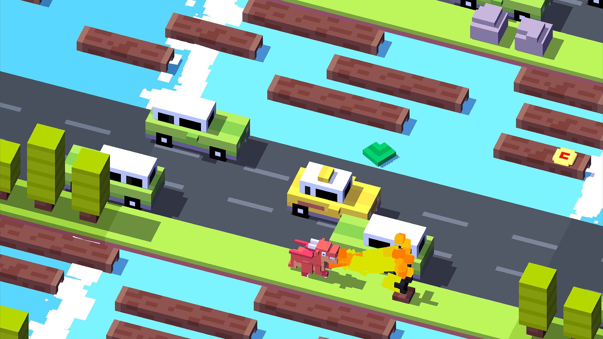 Laden Sie Crossy Road HD-Desktop-Hintergründe herunter