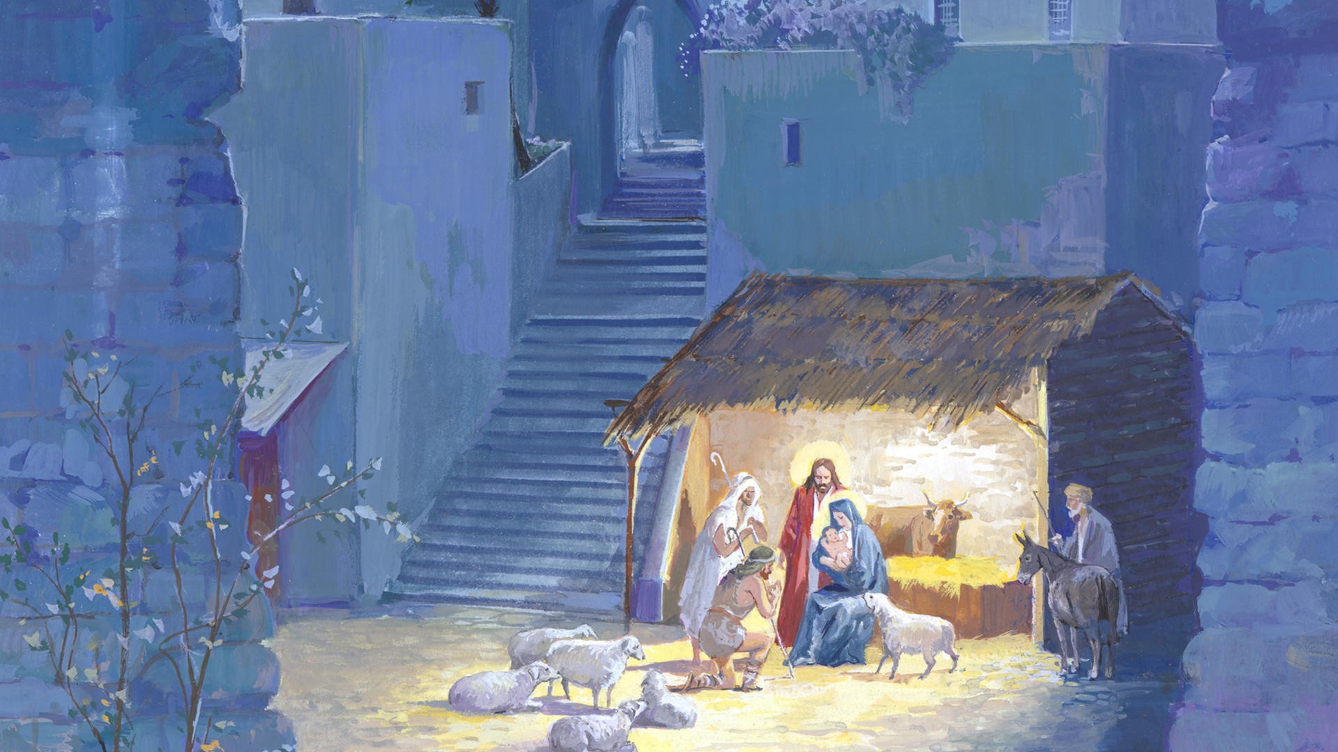 nativity, holiday, christmas