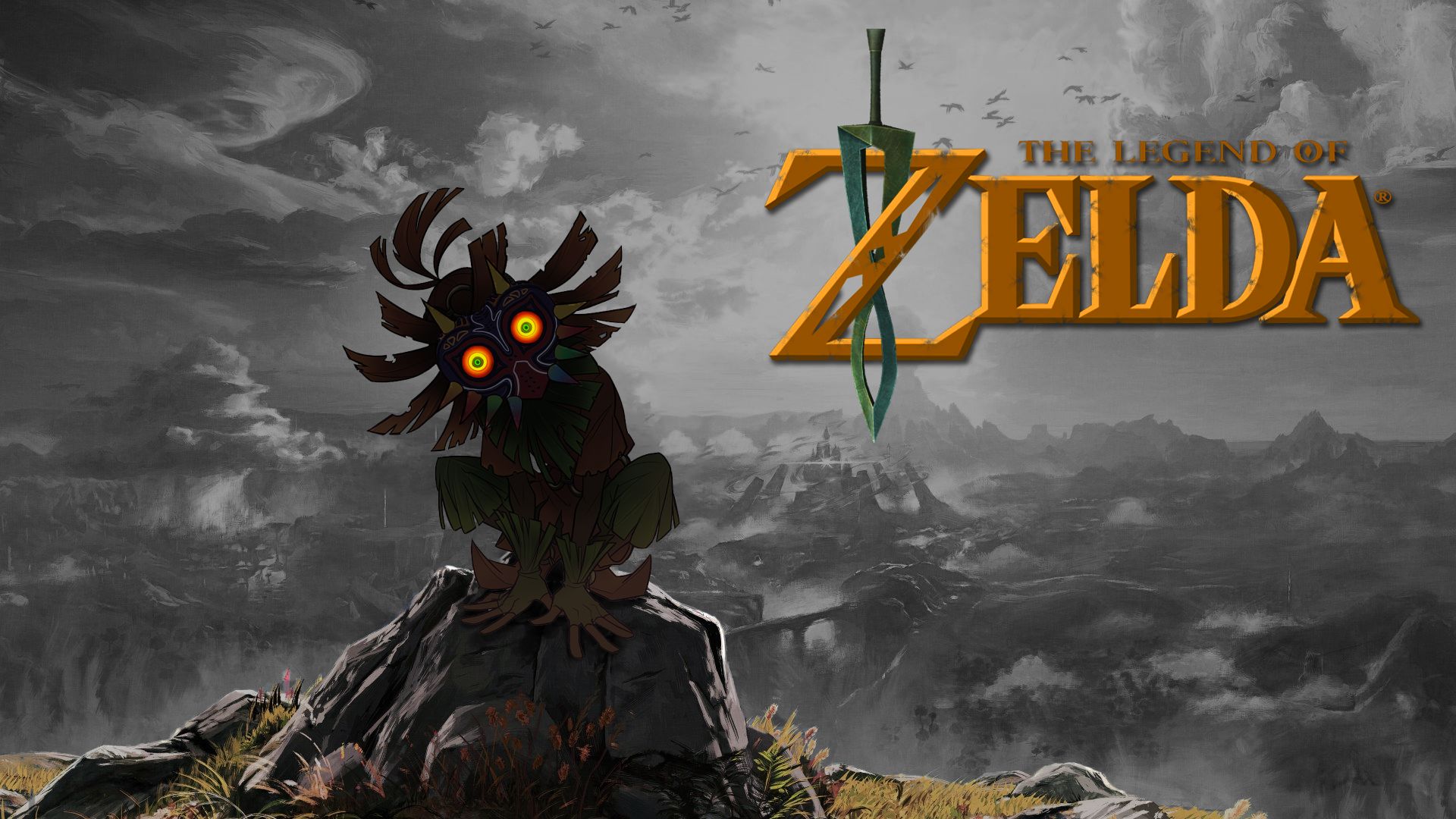 Baixar papel de parede para celular de Videogame, Zelda, Zeruda No Densetsu: Mujura No Kamen, A Lenda De Zelda: Breath Of The Wild gratuito.