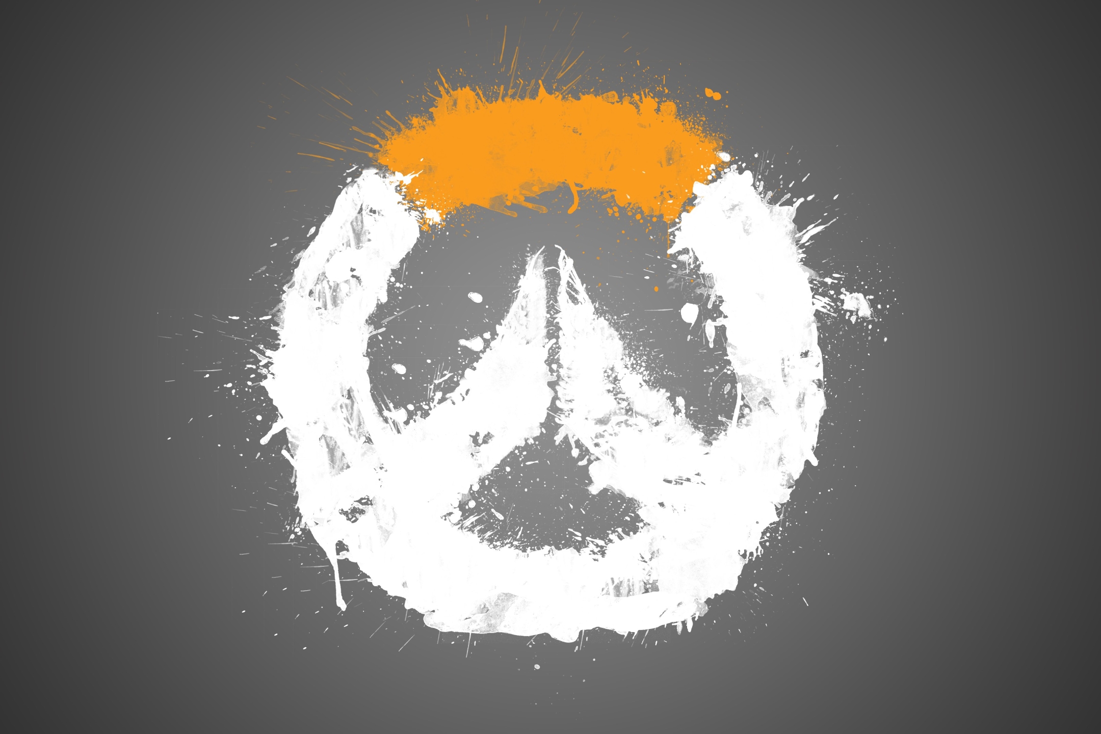 Handy-Wallpaper Logo, Overwatch, Computerspiele kostenlos herunterladen.