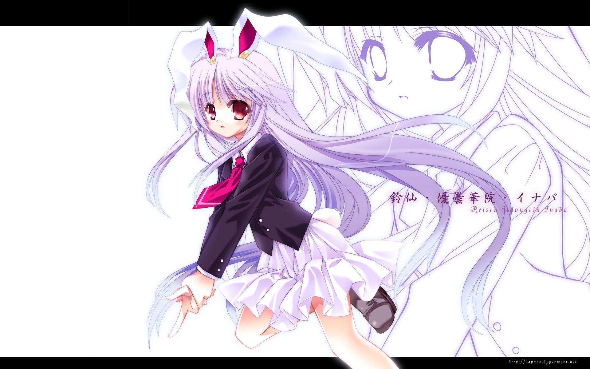 Free download wallpaper Anime, Touhou, Reisen Udongein Inaba on your PC desktop