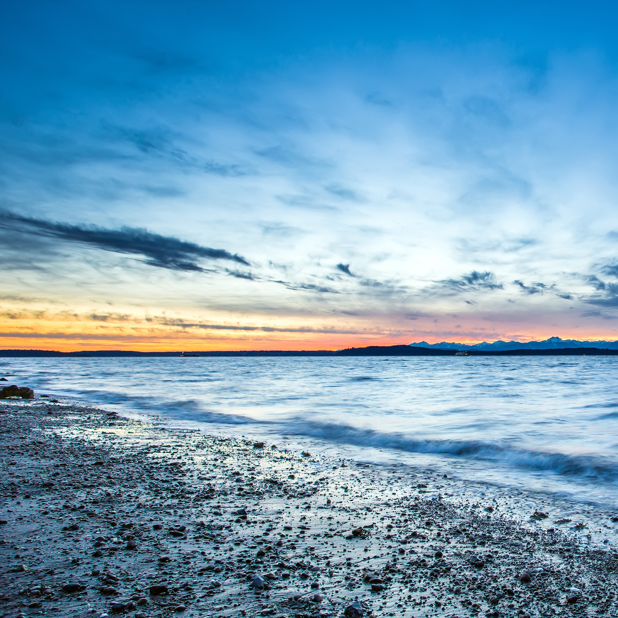 Laden Sie das Landschaft, Sunset, Sky, Sea, Strand-Bild kostenlos auf Ihren PC-Desktop herunter