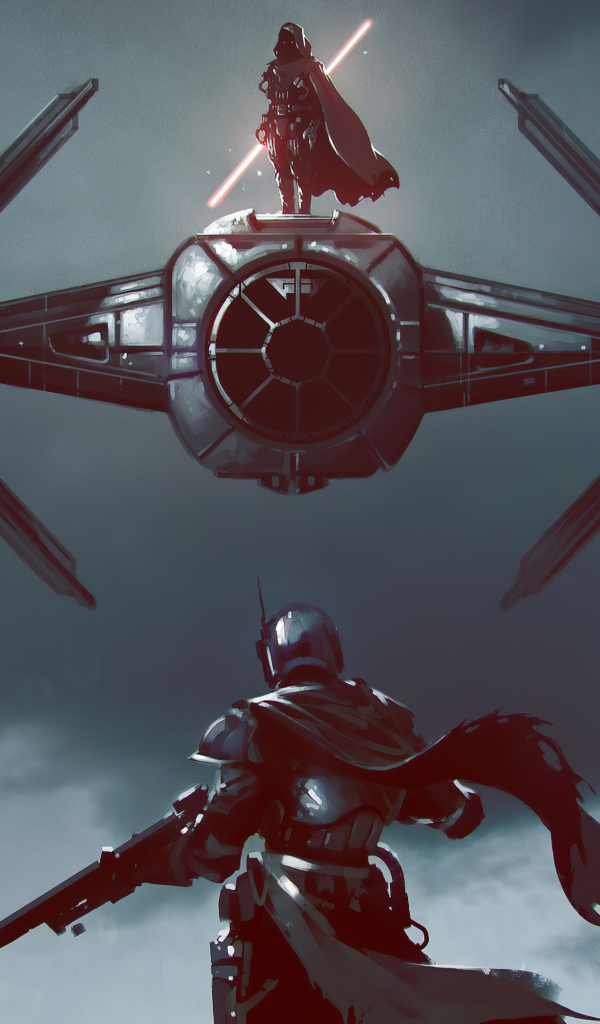 Download mobile wallpaper Star Wars, Tv Show, Sith (Star Wars), Tie Fighter, The Mandalorian, The Mandalorian (Character) for free.